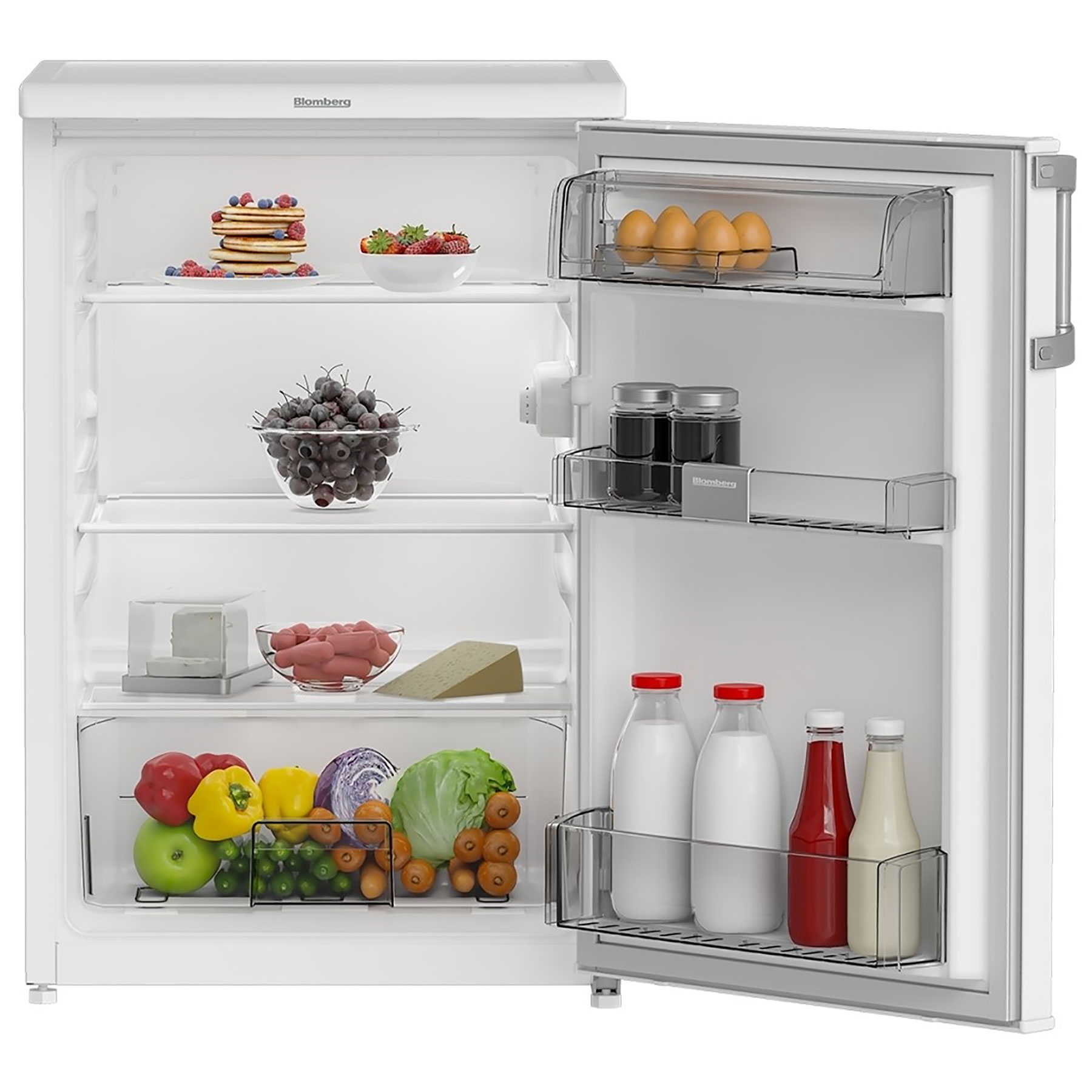Blomberg SSM1554P 84cm High Undercounter Fridge in White 54cm Wide, photo 2