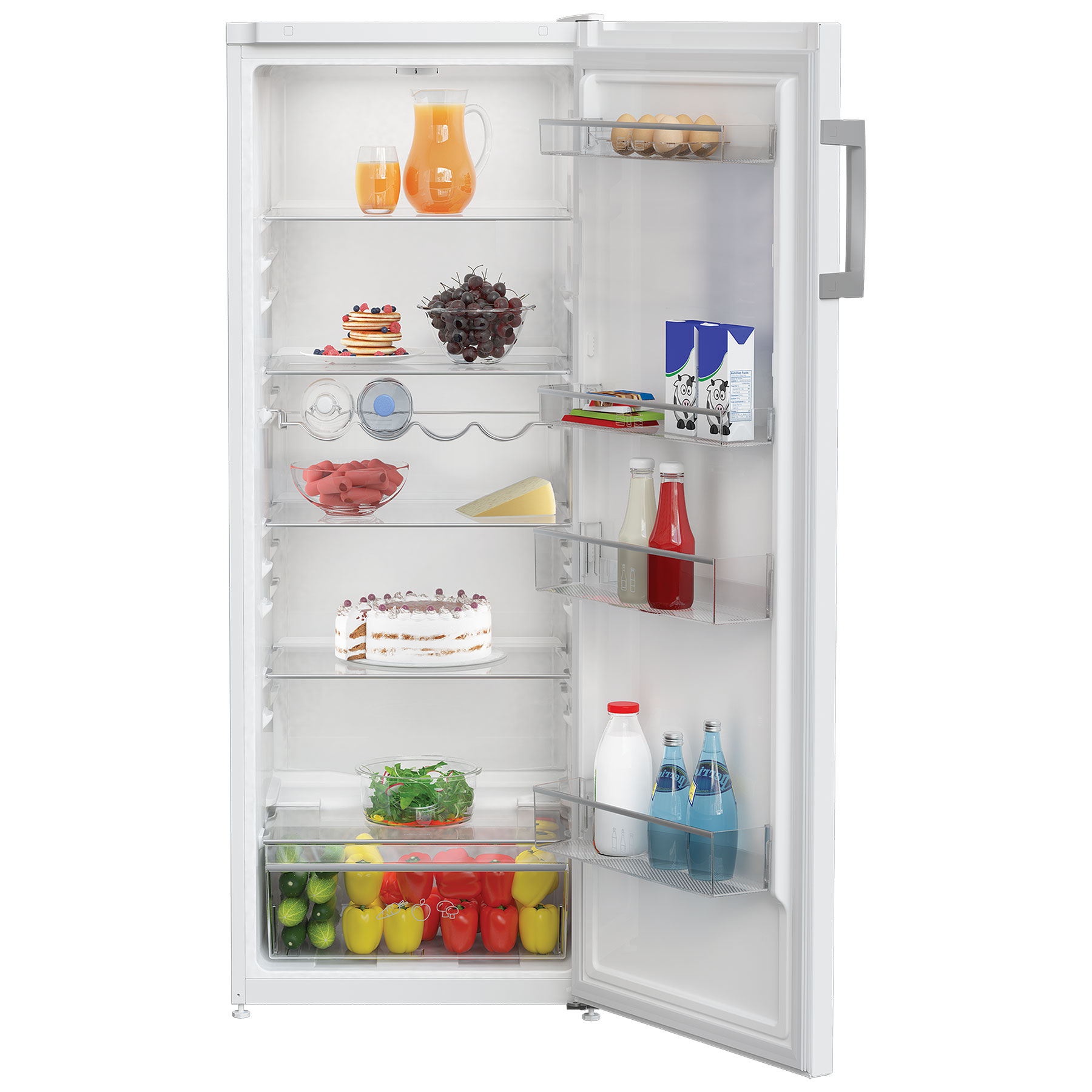 Blomberg SSM4554 146cm High Fridge in White 54cm Wide, photo 3