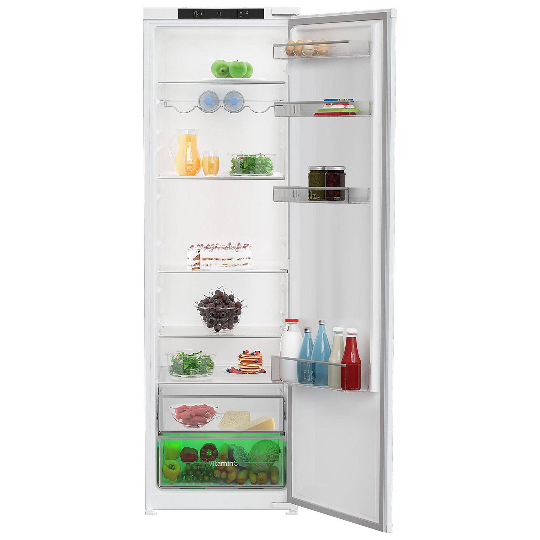 Blomberg SST4455VI 177cm High Integrated Upright Fridge 55cm Wide, photo 2