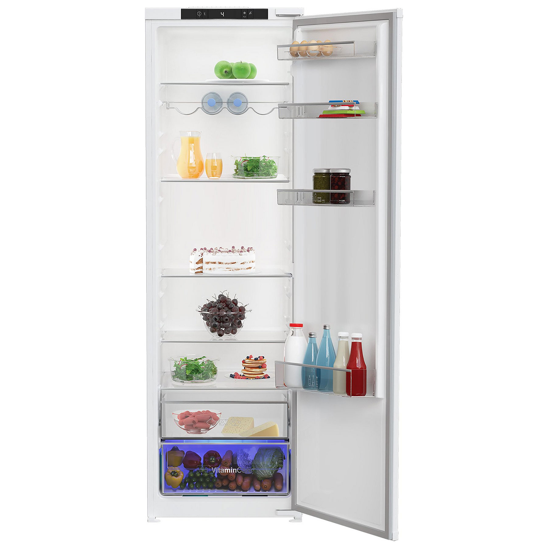 Blomberg SST4455VI 177cm High Integrated Upright Fridge 55cm Wide, photo 3