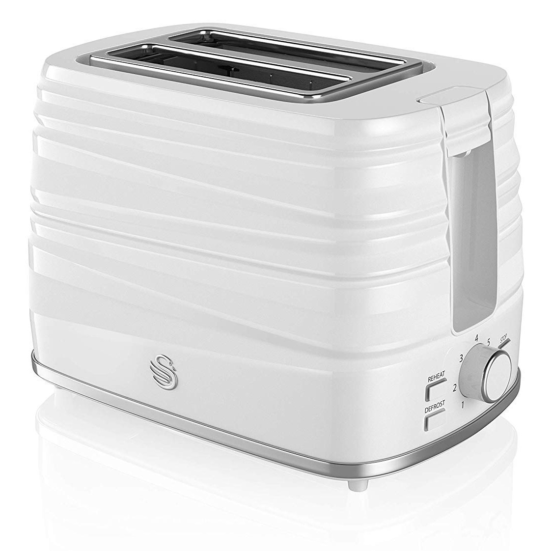 Image of Swan ST31050WN Symphony 2 Slice Toaster in White