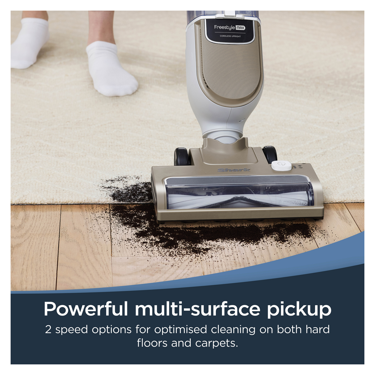 Shark SV2000UK Shark Cordless Upright Vacuum Stone, photo 3