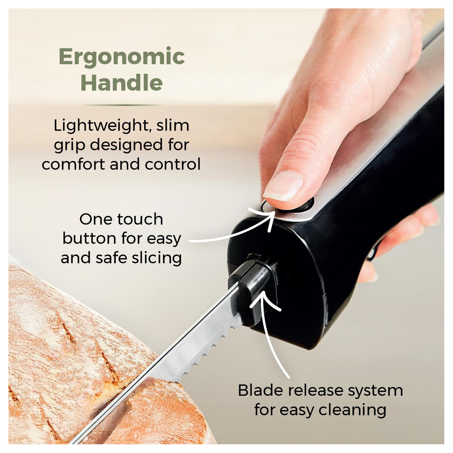 Tower T19028 Electric Knife with Fork and Case 120W, photo 5