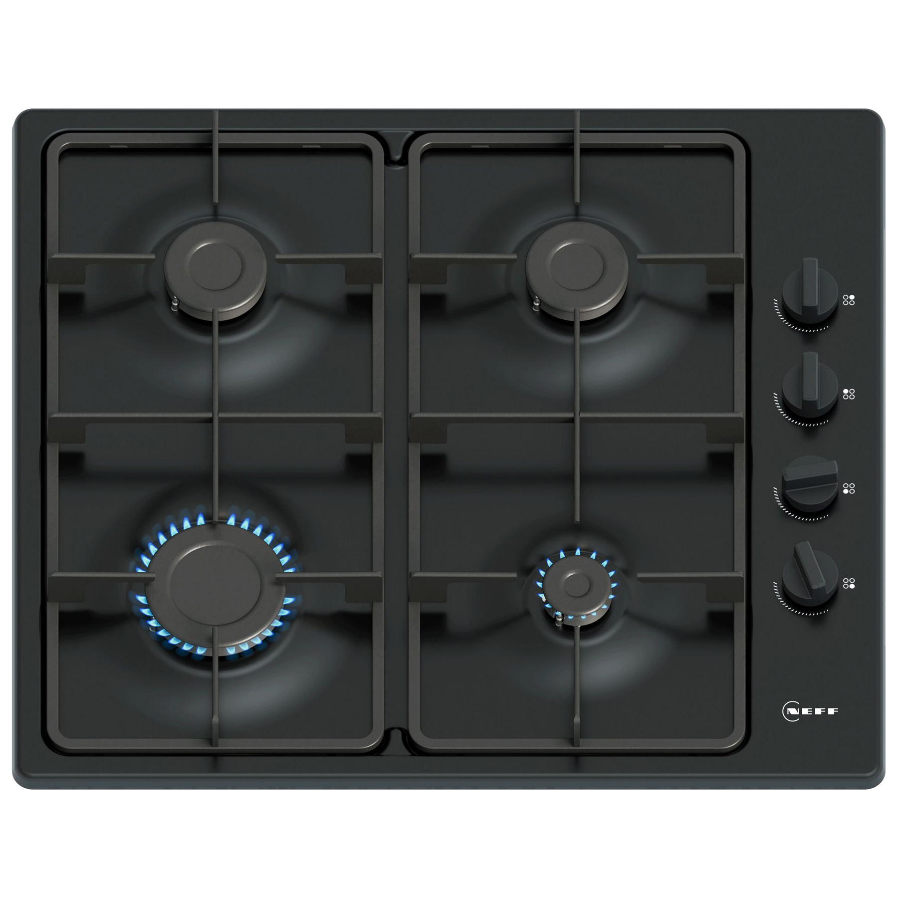 Neff T26BKP6S0 60cm N30 4 Burner Gas Hob – BLACK
