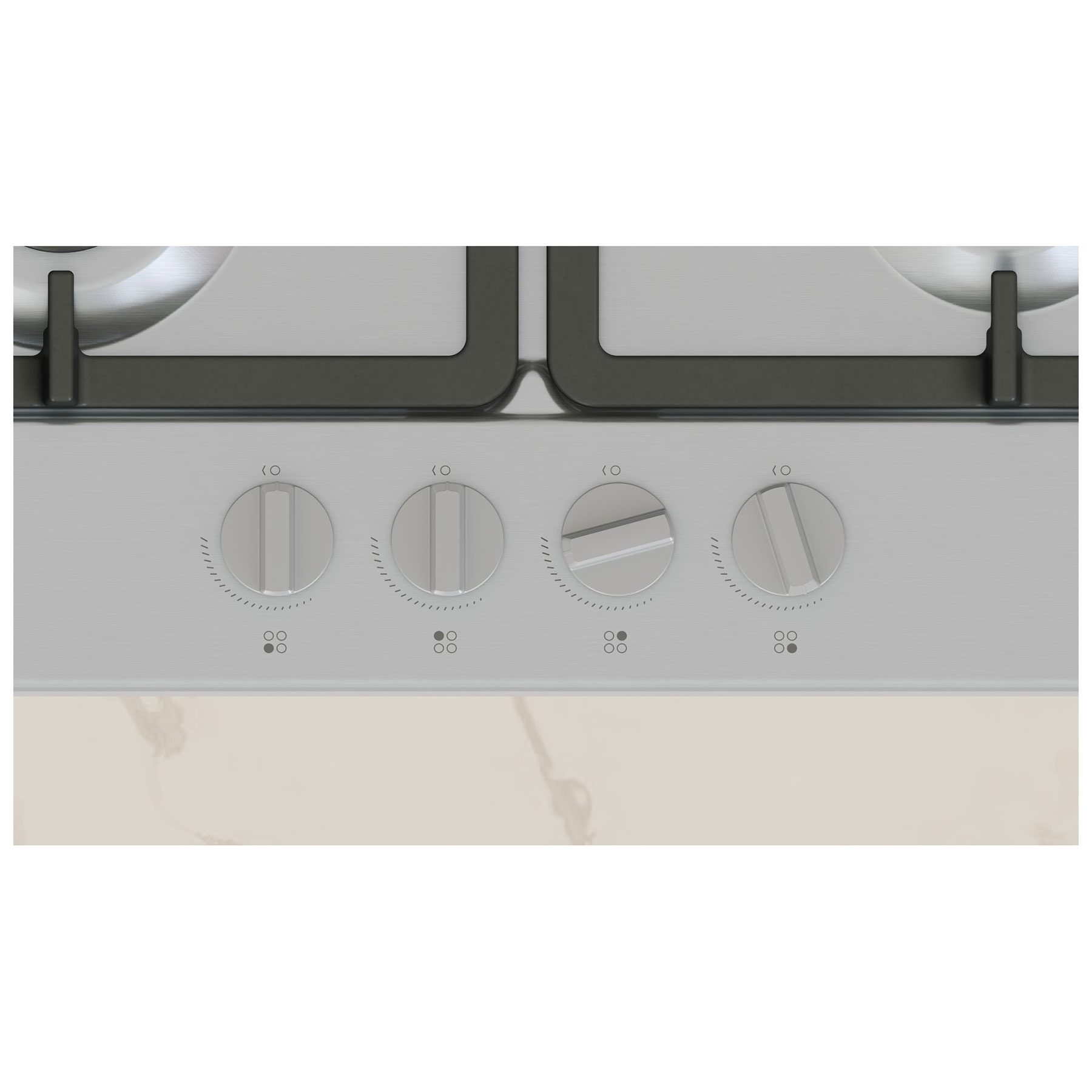 Neff T26GKH8N0 N50 60cm 4 Burner Gas Hob in Stainless Steel Wok Burner, photo 2