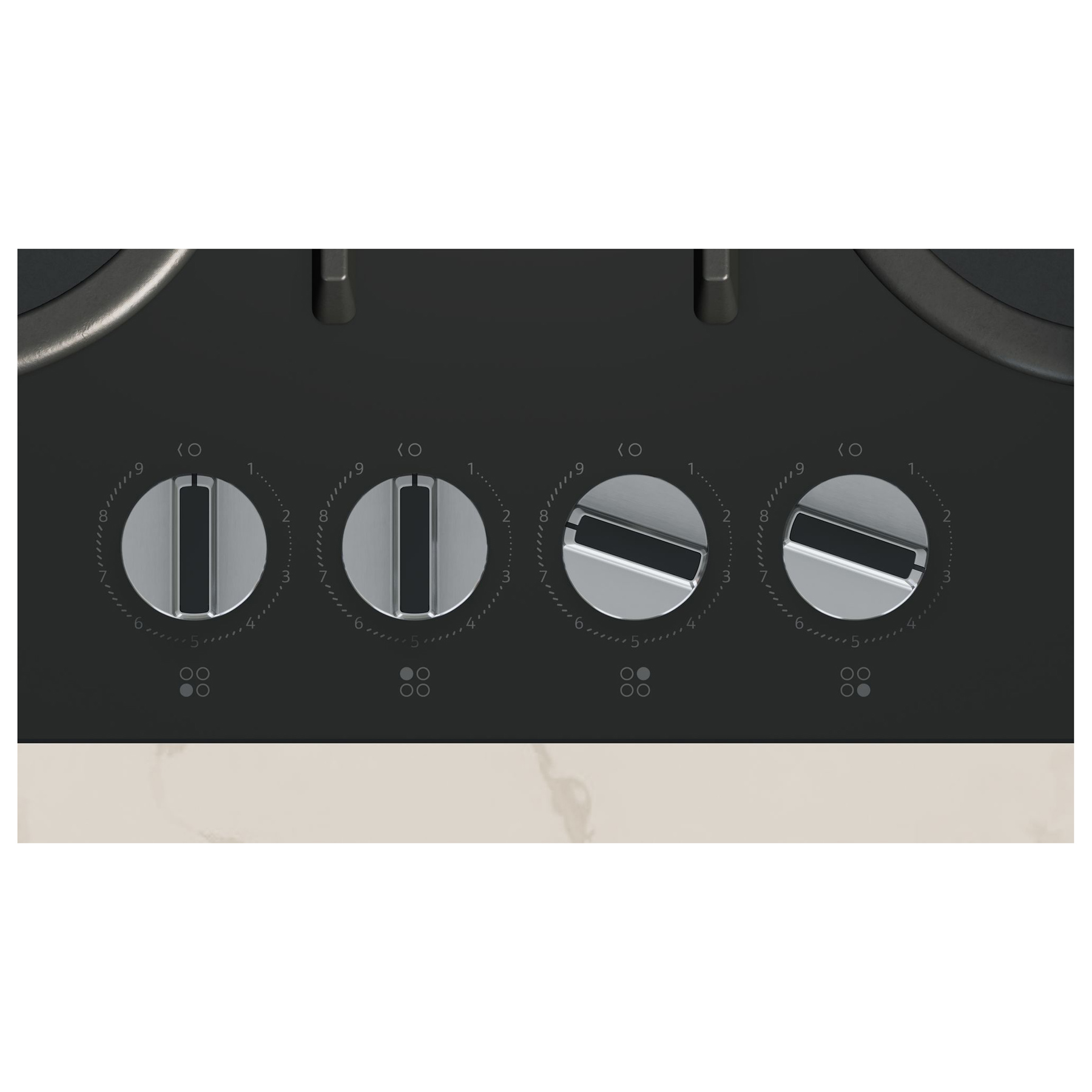 Neff T26PIP4S0 N70 60cm 4 Burner Gas Hob in Black Glass High Speed Bur, photo 2