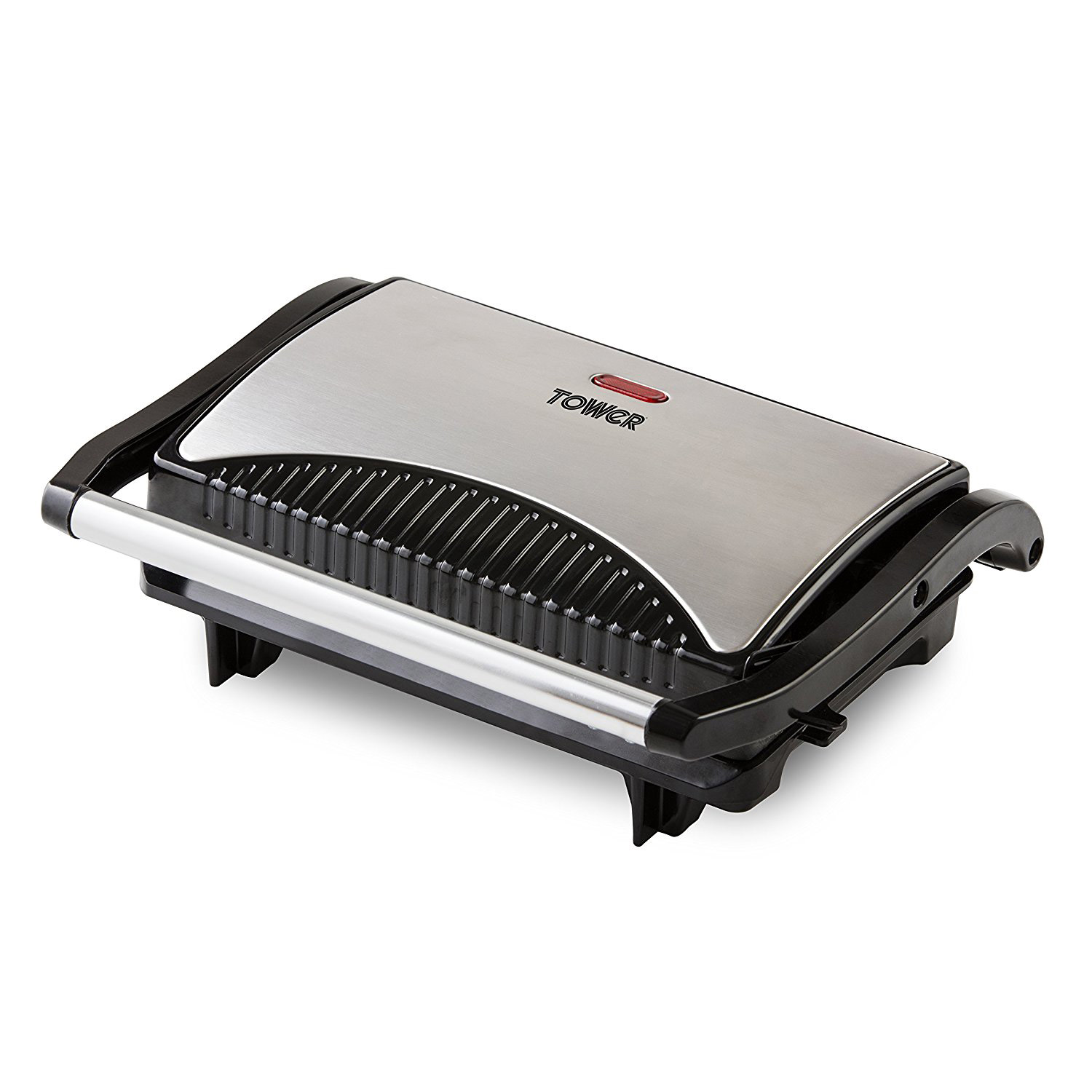 Image of Tower T27019 Panini Sandwich Press in Stainless Steel Black 700W