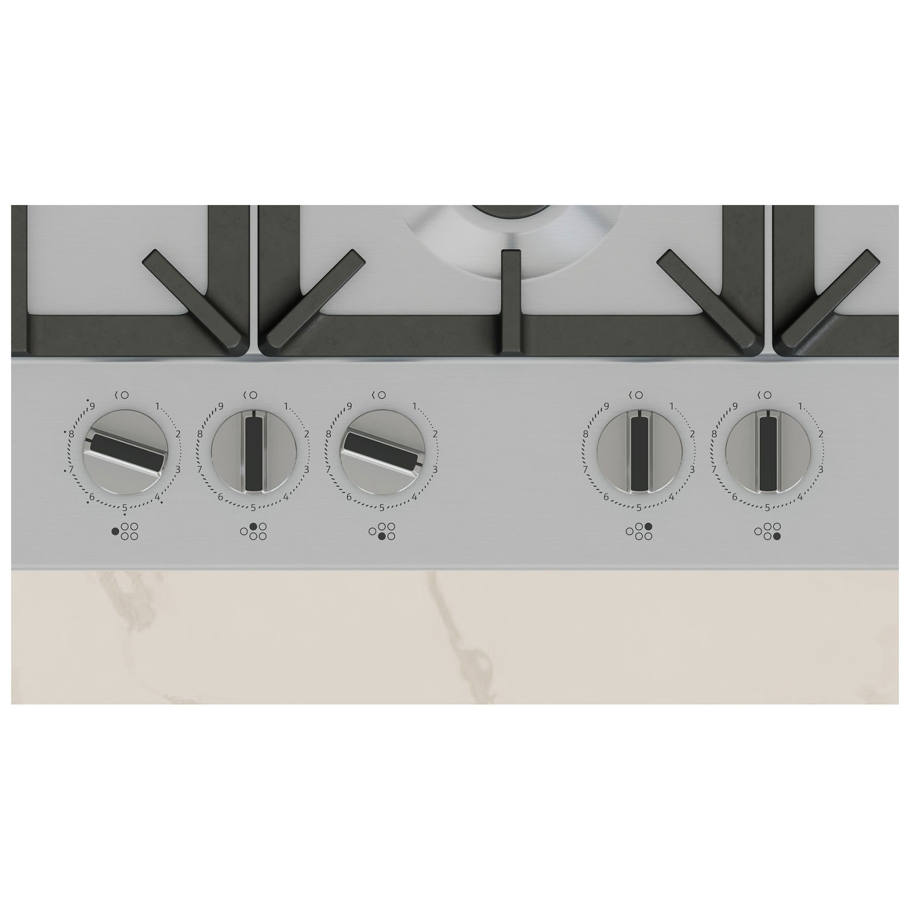 Neff T27CIS8N0 N70 75cm 5 Burner Gas Hob in Stainless Steel Wok Burner, photo 2