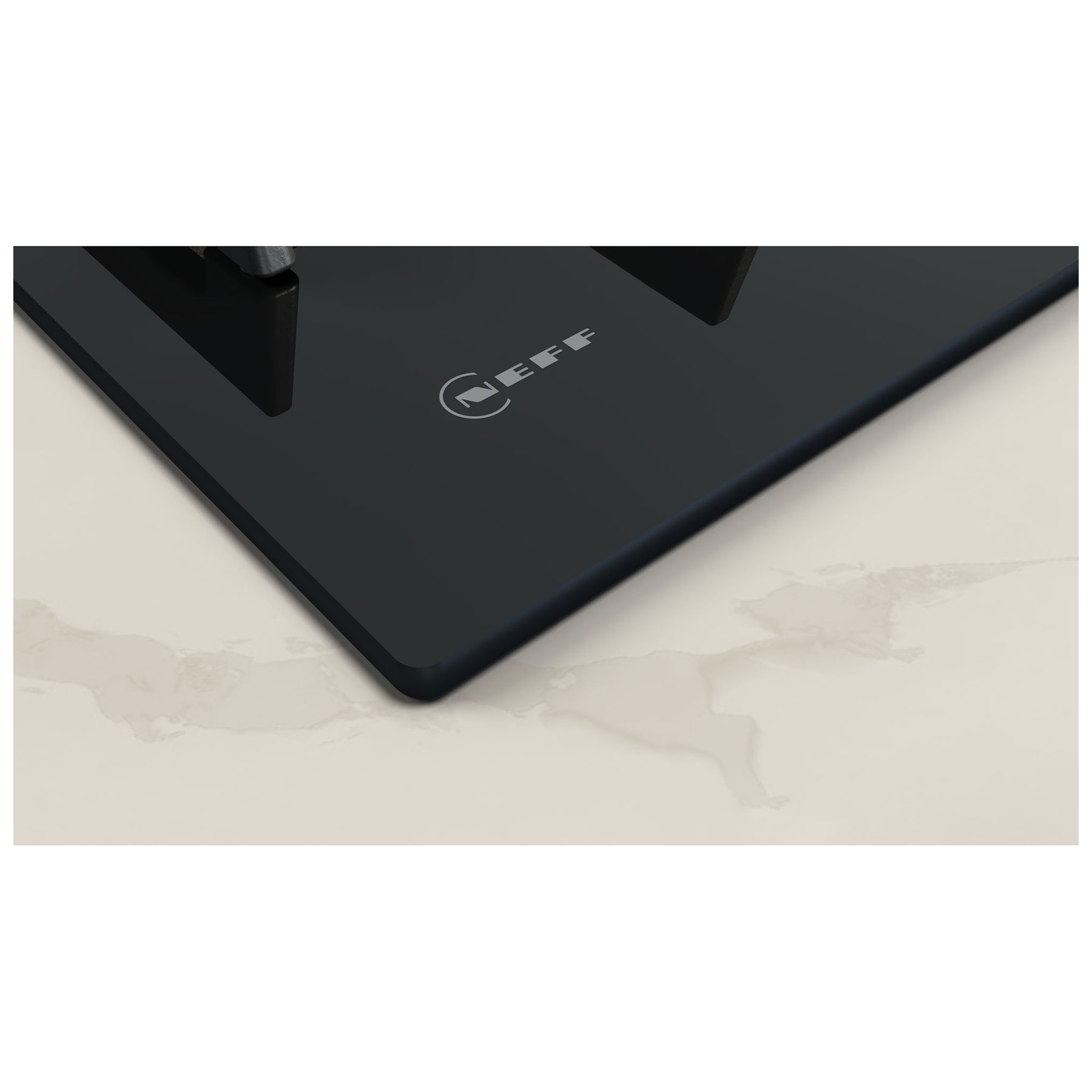 Neff T27PIQ4S0 N70 75cm 5 Burner Gas Hob in Black Glass Wok Burner, photo 3