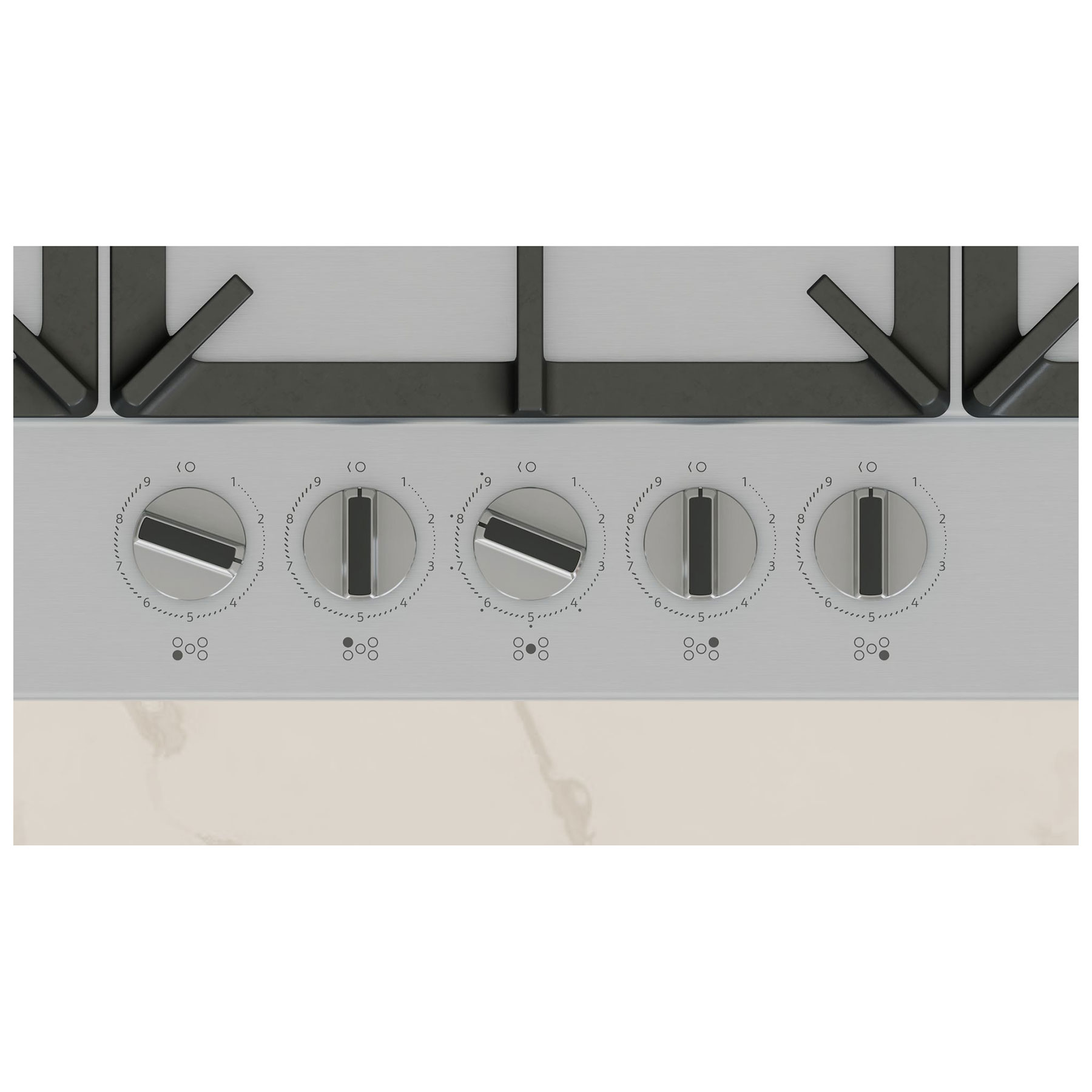 Neff T29CIR8N0 N70 90cm 5 Burner Gas Hob in Stainless Steel Wok Burner, photo 2