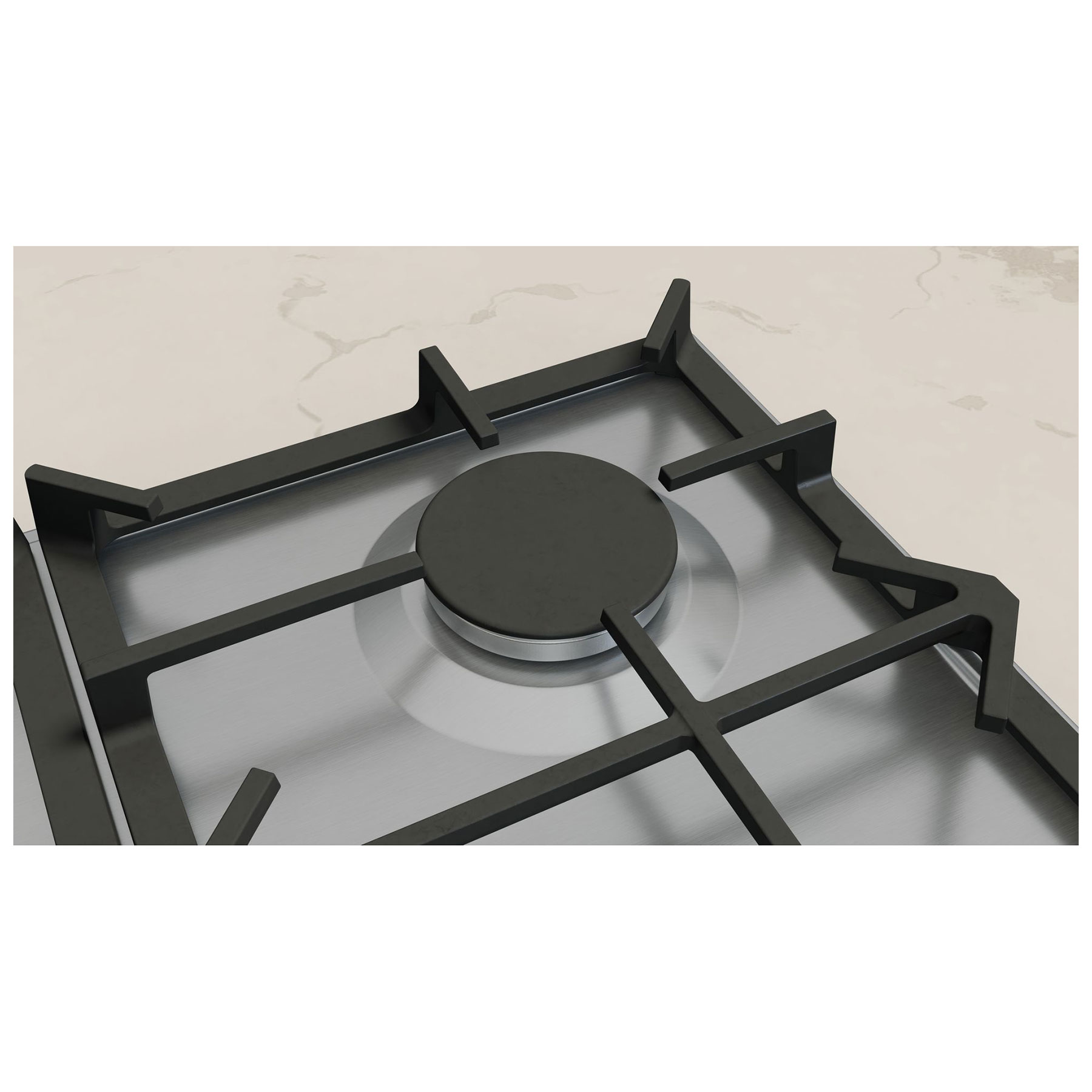 Neff T29CIR8N0 N70 90cm 5 Burner Gas Hob in Stainless Steel Wok Burner, photo 4