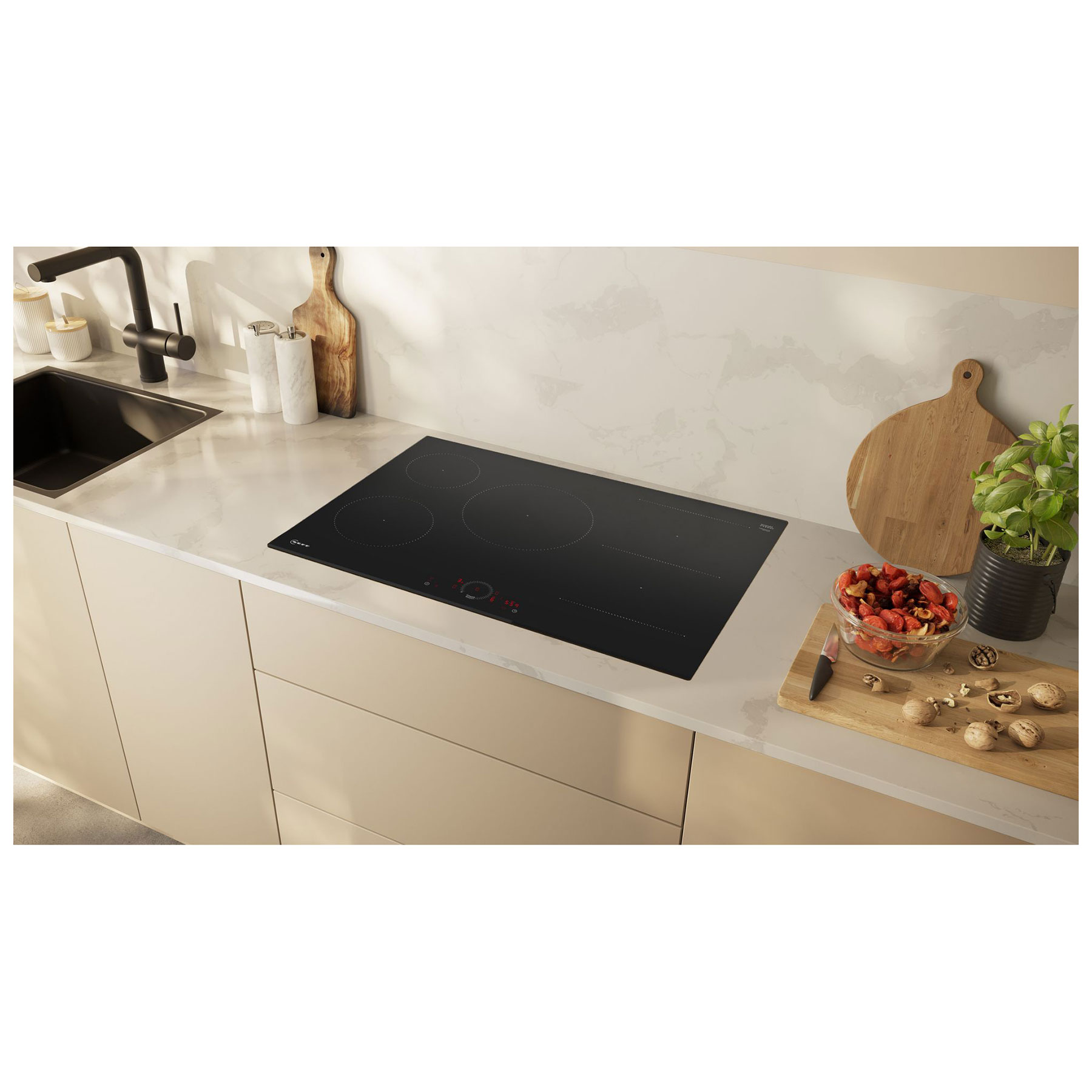 Neff T58FHW1L0 N70 Built In 80cm Induction Hob in Black, photo 4