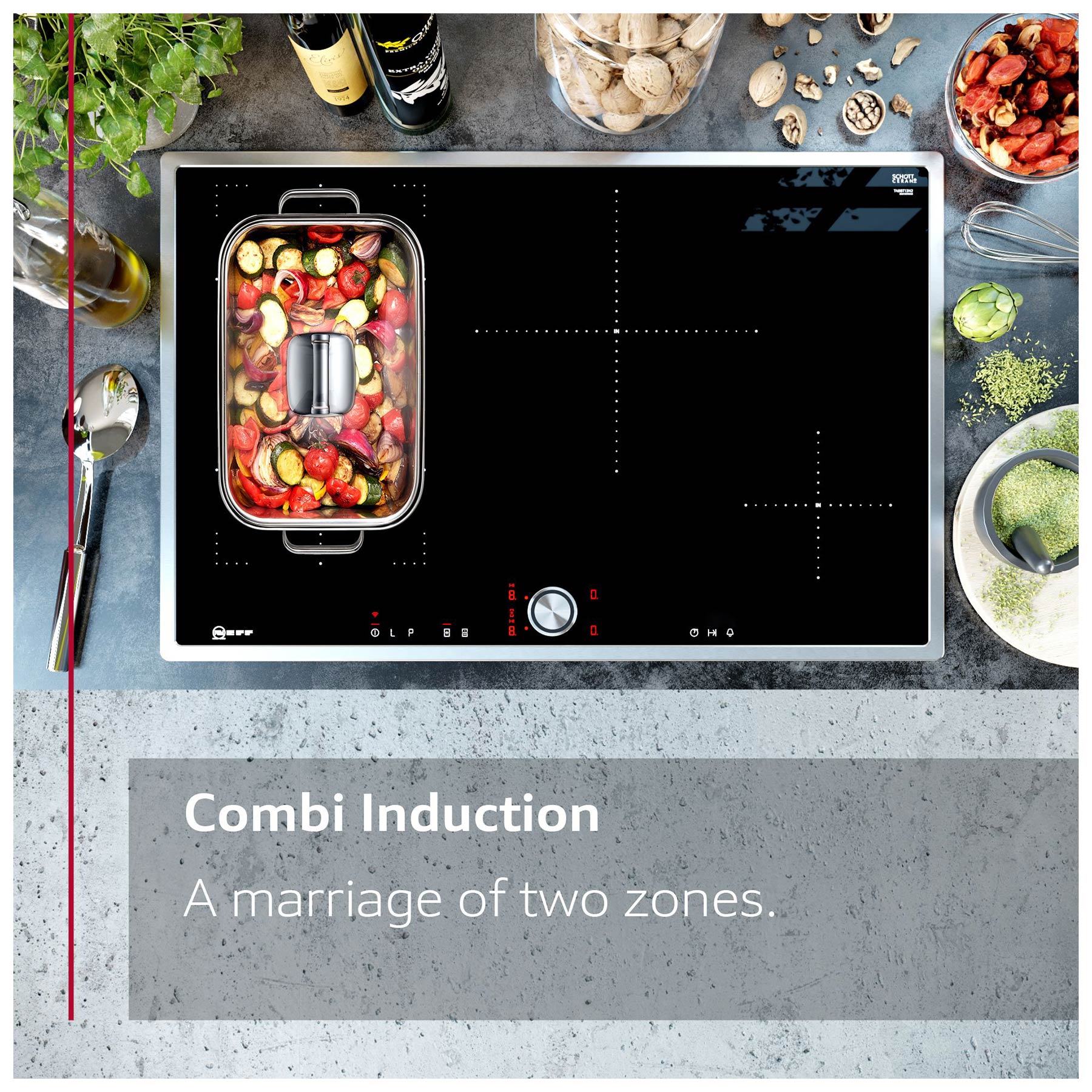 Neff T58FHW1L0 N70 Built In 80cm Induction Hob in Black, photo 5