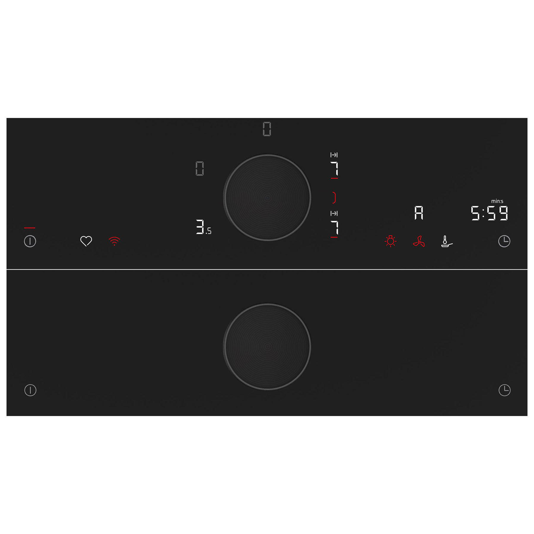 Neff T68FUV4L0 N90 Built In 80cm FlexInduction Hob in Black Glass Twis, photo 2
