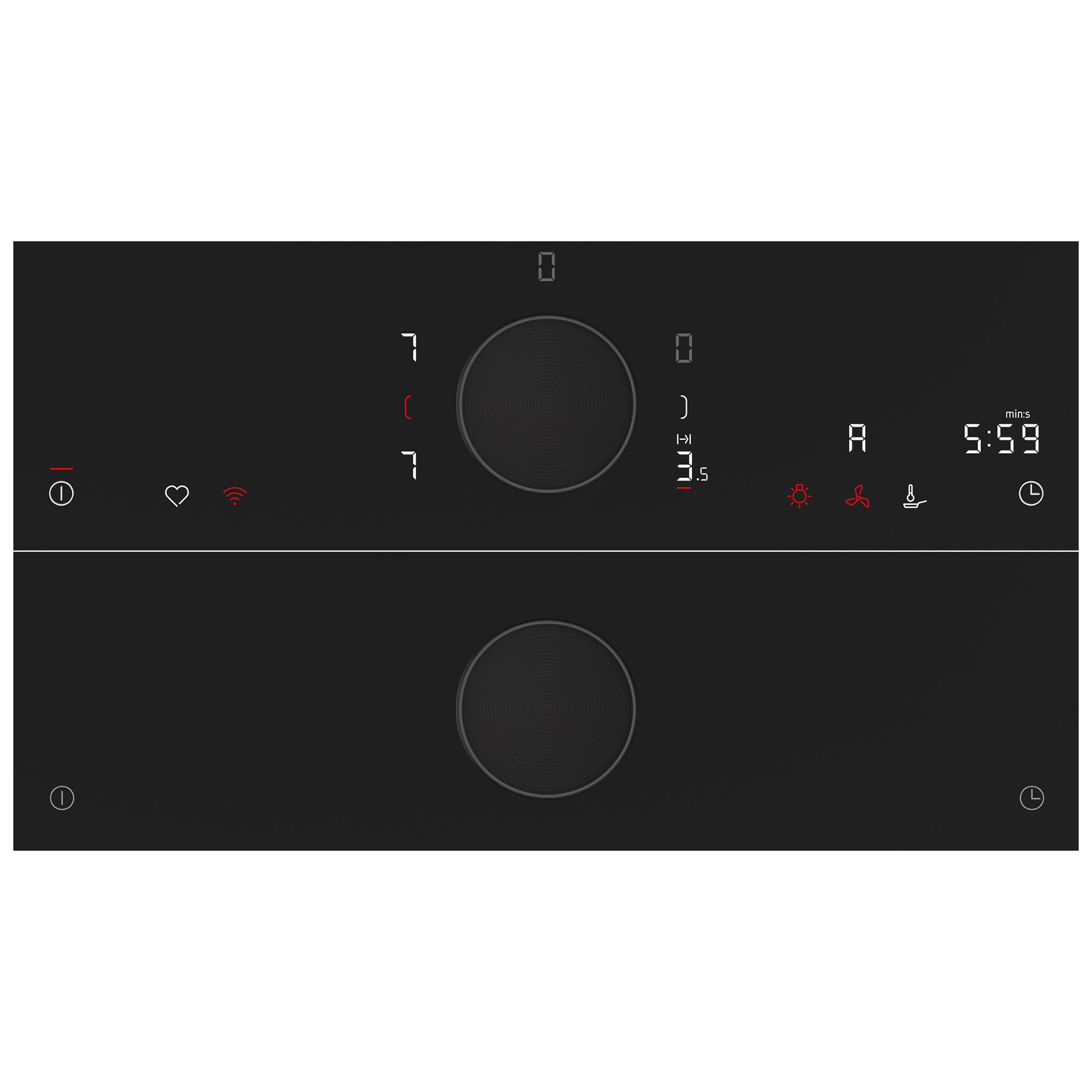 Neff T69FUV4L0 N90 Built In 90cm FlexInduction Hob in Black Glass, photo 2