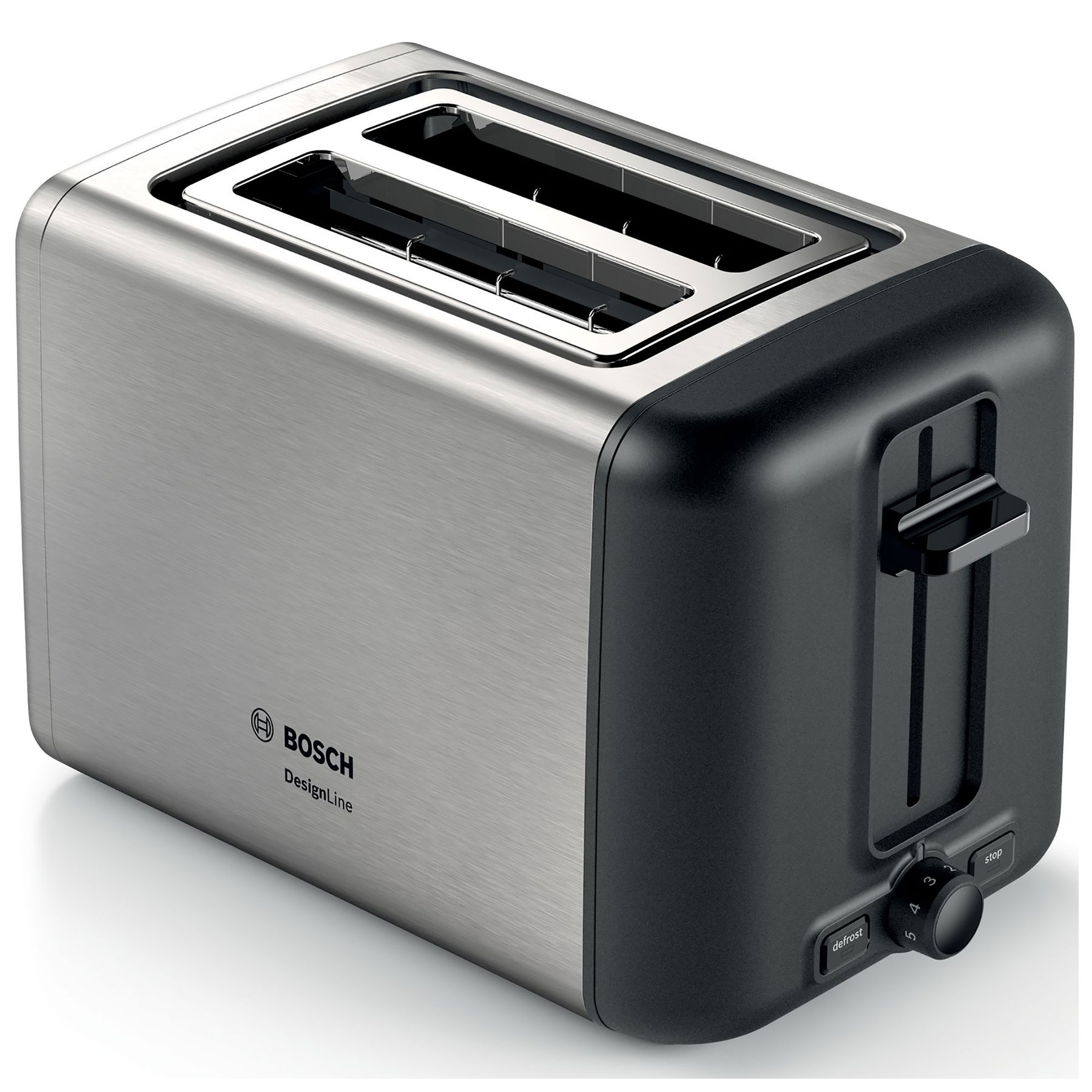 Image of Bosch TAT3P420GB 2 Slice Toaster in Stainless Steel
