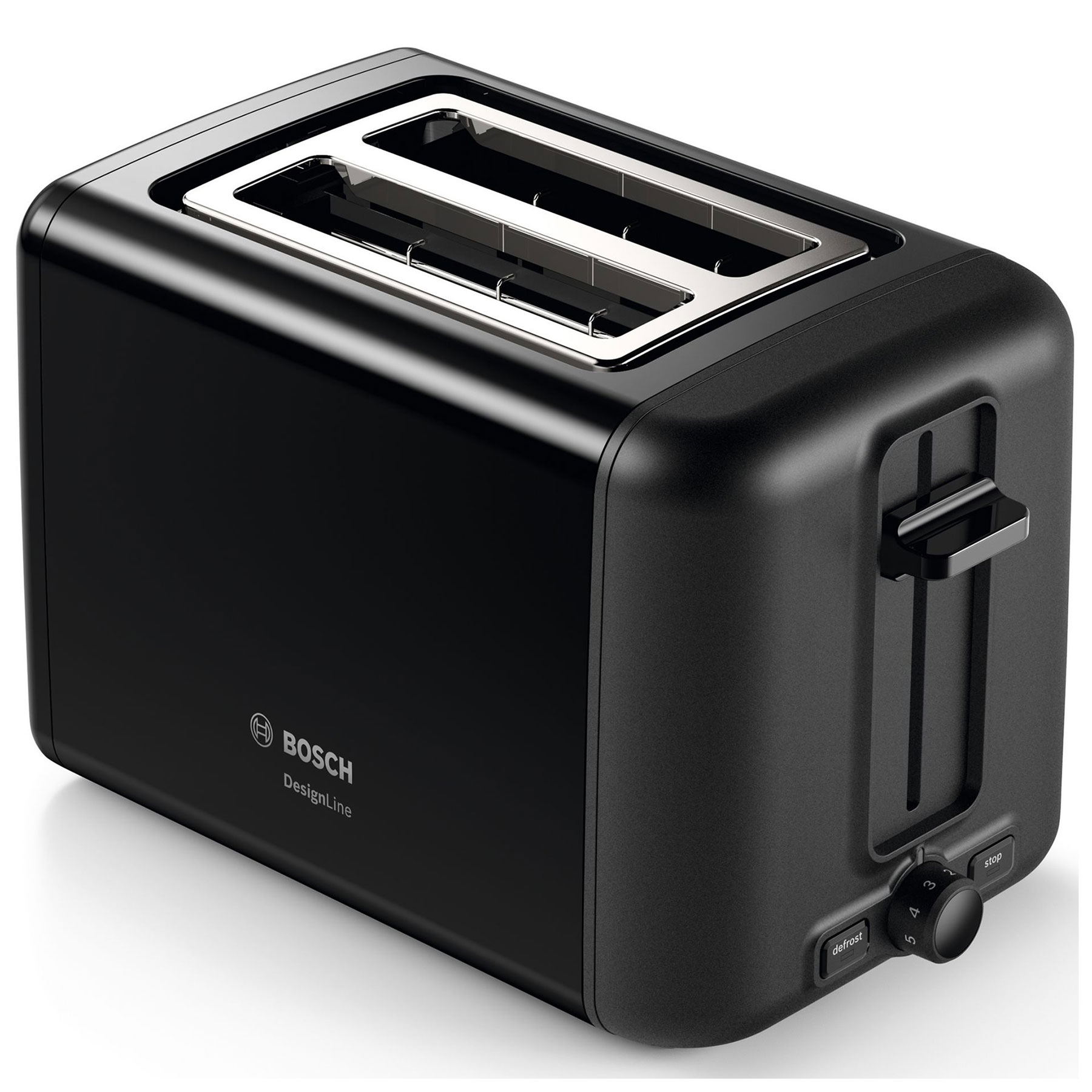 Image of Bosch TAT3P423GB 2 Slice Toaster in Black