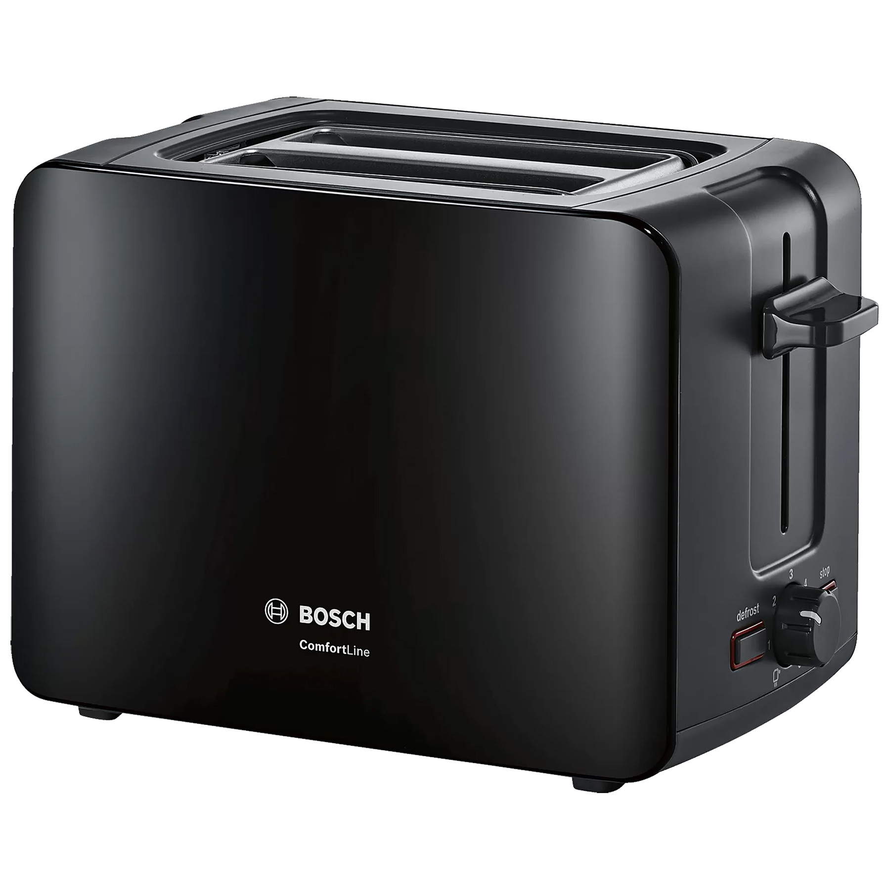 Image of Bosch TAT6A113GB ComfortLine Compact 2 Slice Toaster Black