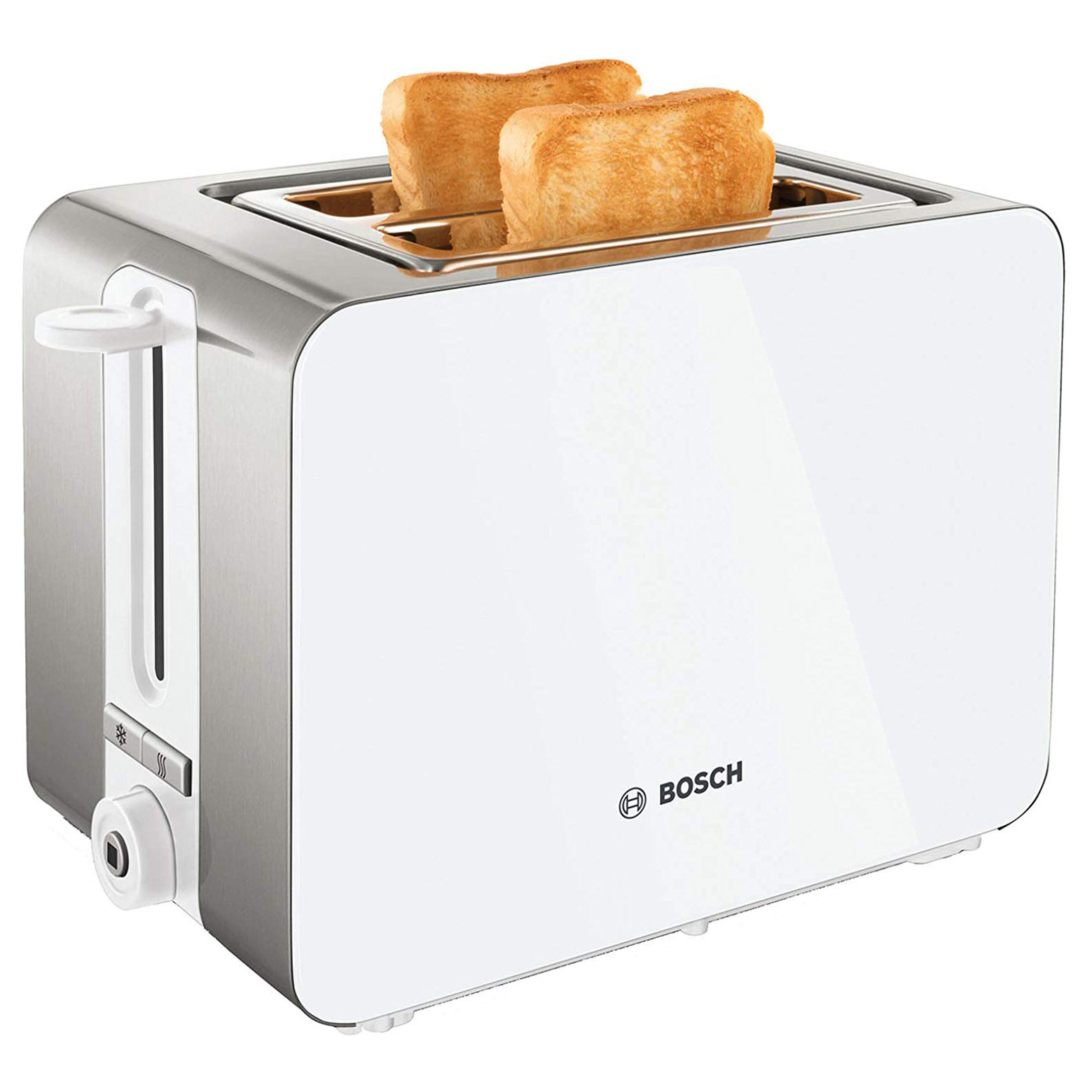 Image of Bosch TAT7201GB Sky Toaster 2 Slice in White