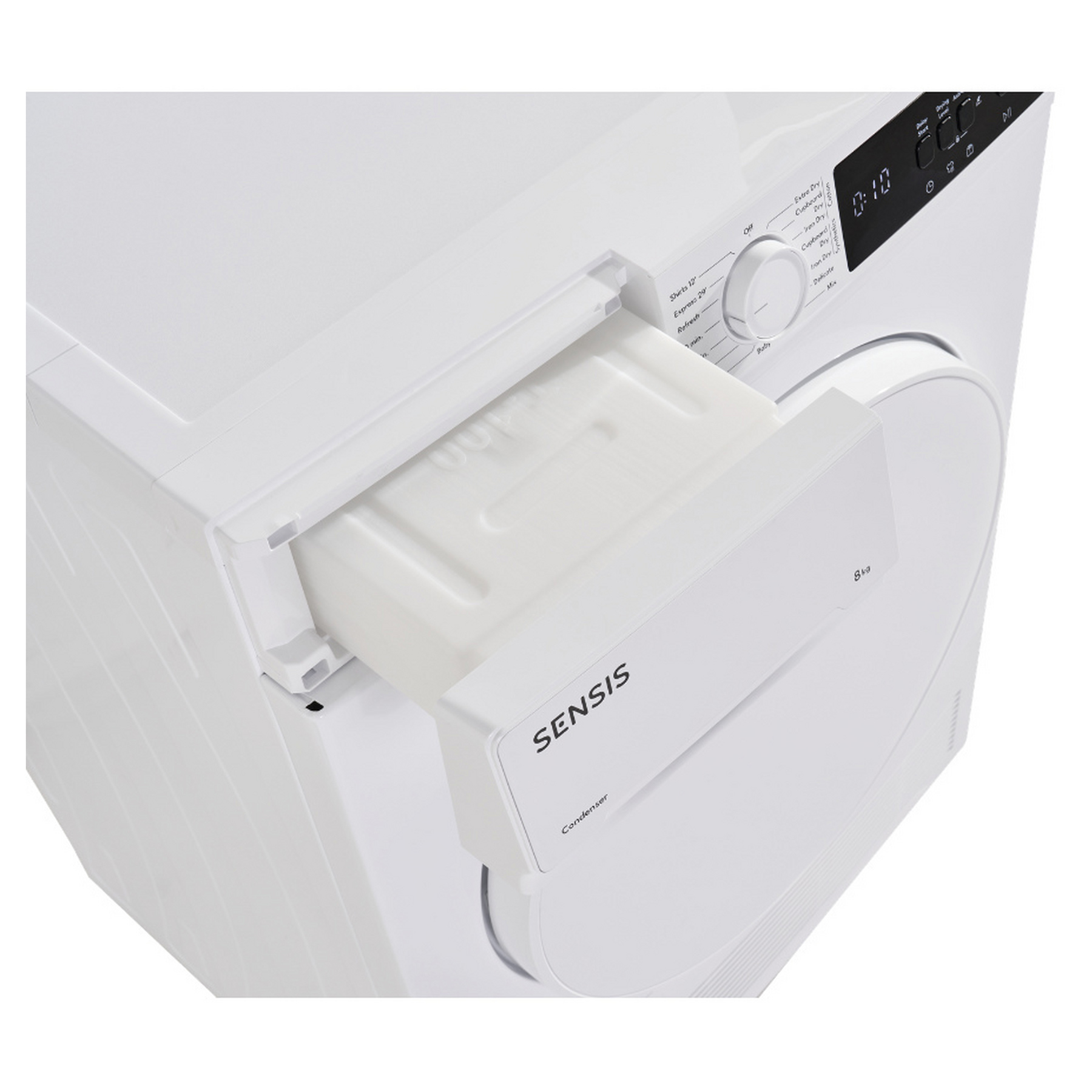 Sensis TDCF018BW 8kg Freestanding Condenser Tumble Dryer White - B Rated, photo 4