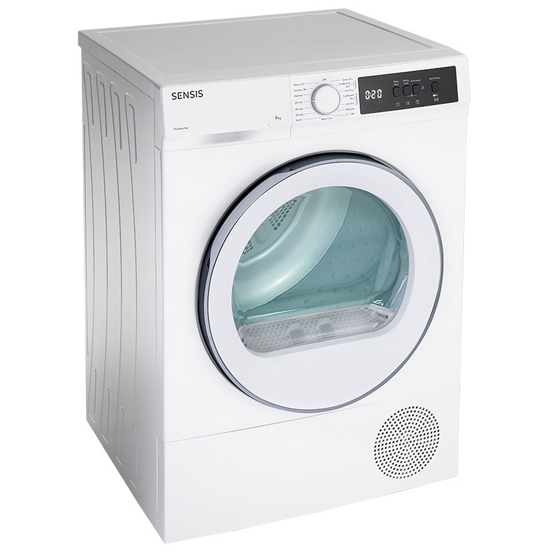 Sensis TDHF019A2W 9kg Heat Pump Condenser Dryer in White A Rated, photo 4