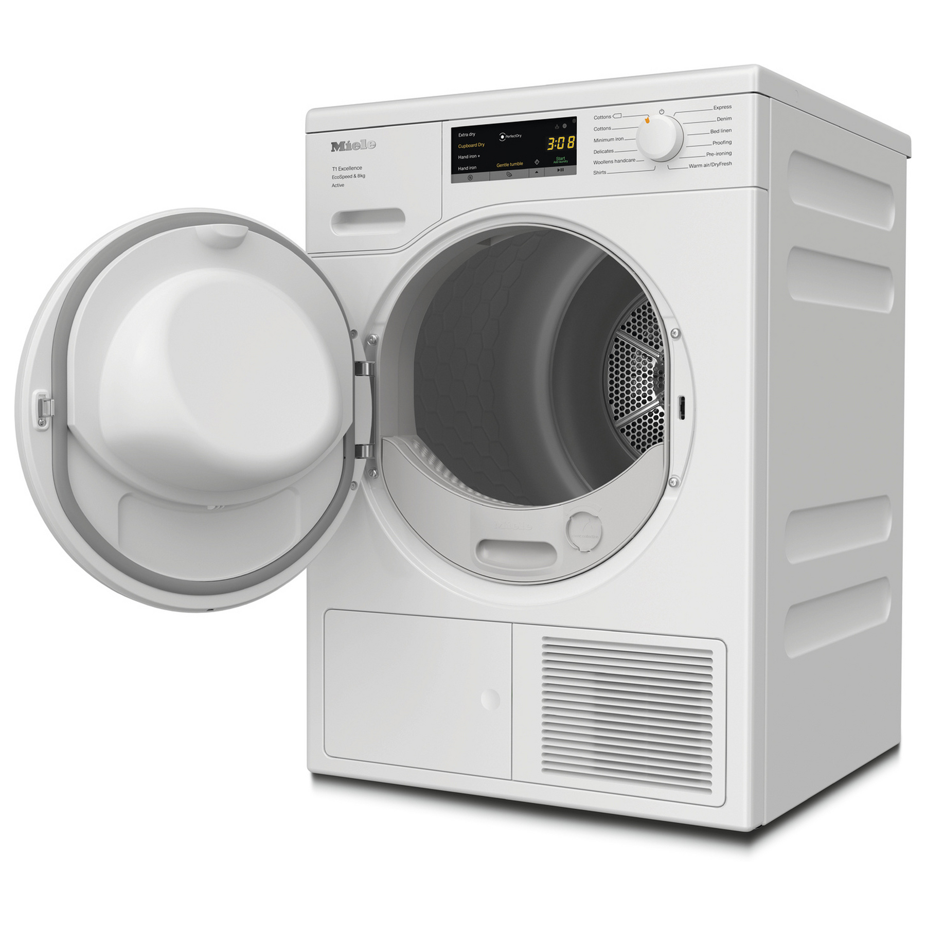 Miele TEA525WP 8kg Heat Pump Condenser Dryer in Lotus White A Rated wi, photo 3
