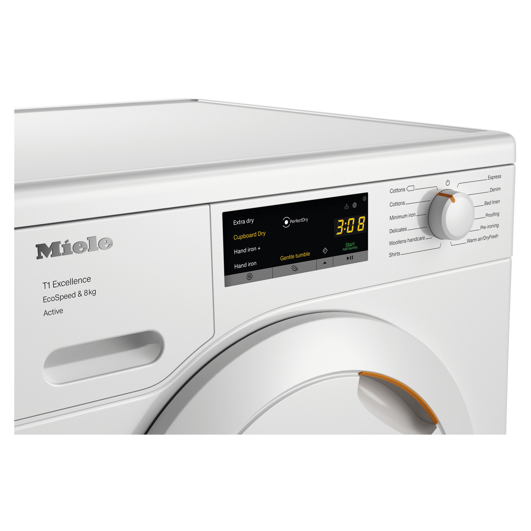Miele TEA525WP 8kg Heat Pump Condenser Dryer in Lotus White A Rated wi, photo 4