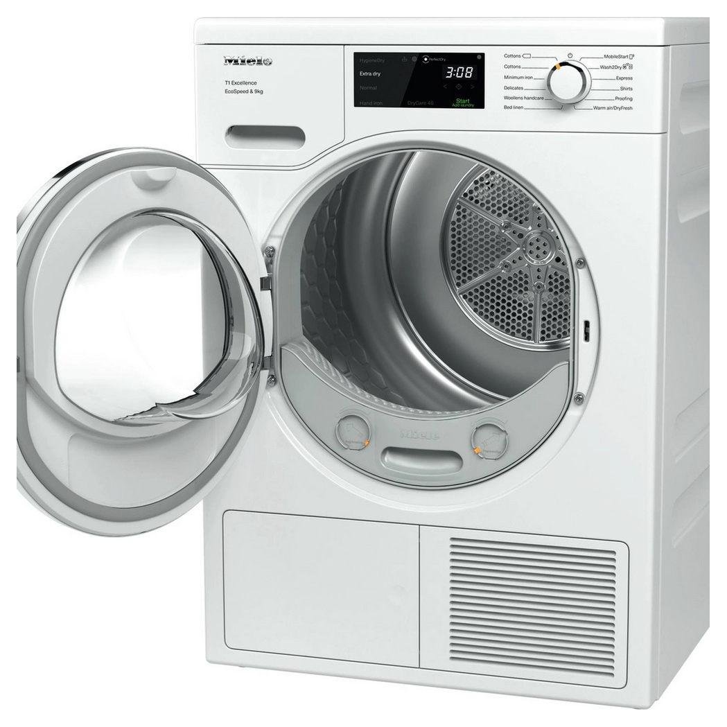 Miele TEH785WP 9kg Heat Pump Condenser Dryer in Lotus White A Rated, photo 3