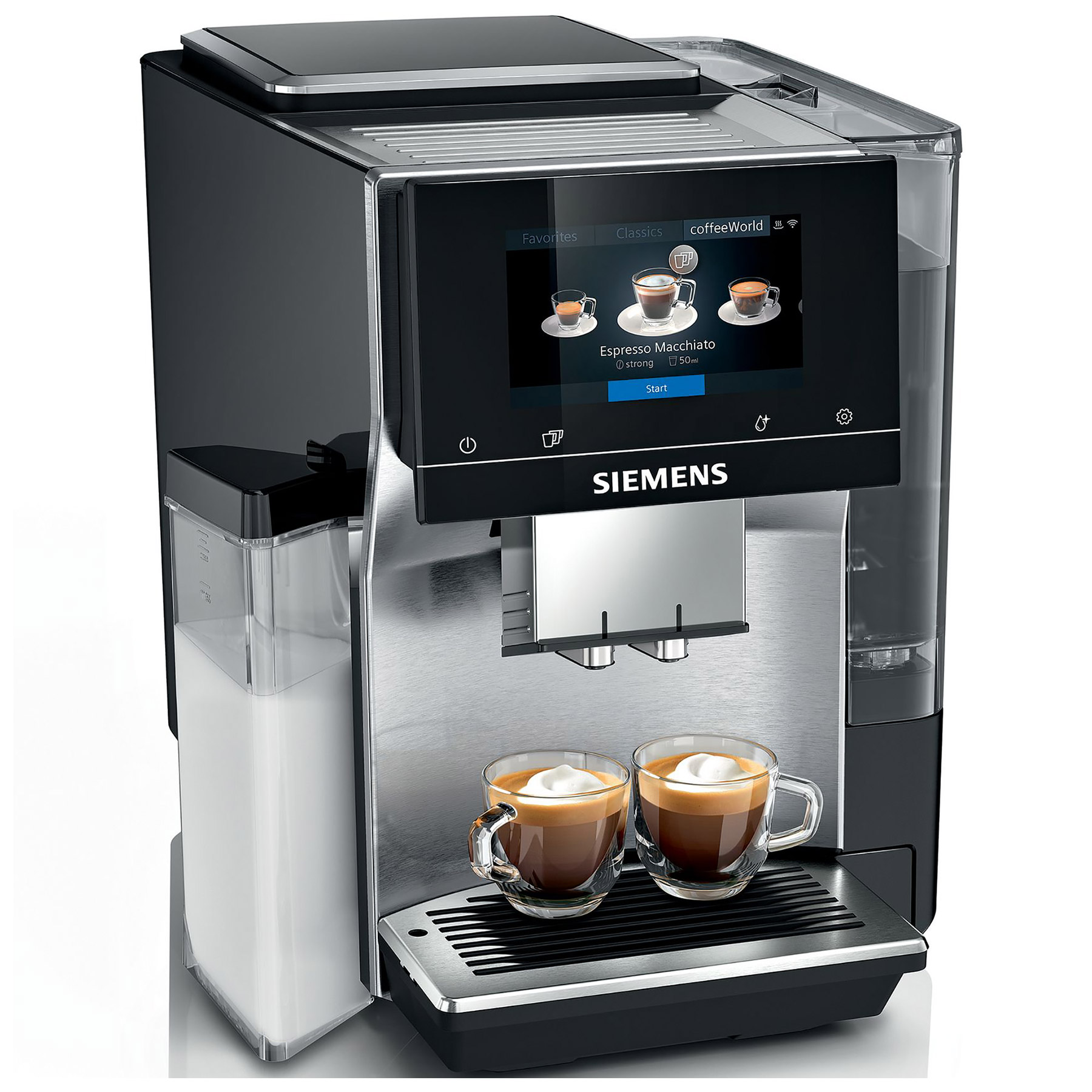 Photos - Coffee Maker Siemens TQ707GB3 Bean to Cup Fully Automatic Freestanding Coffee Machi 
