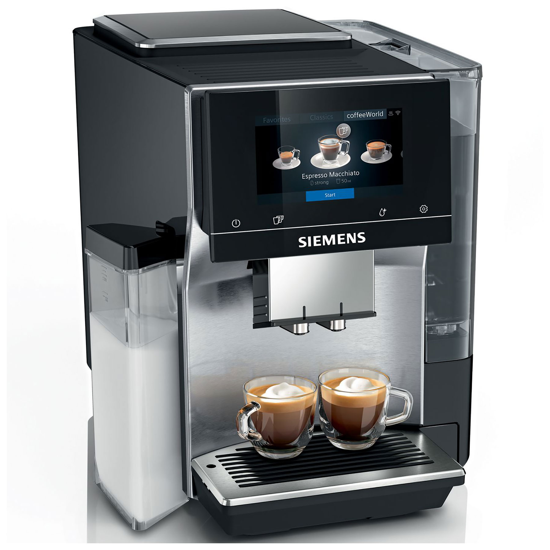 Siemens TQ717GB3 Bean to Cup Coffee Machine Stainless Steel