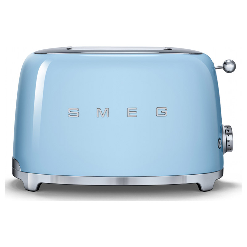 Smeg TSF01PBUK 50 s Retro Style 2 Slice Toaster in Pastel Blue