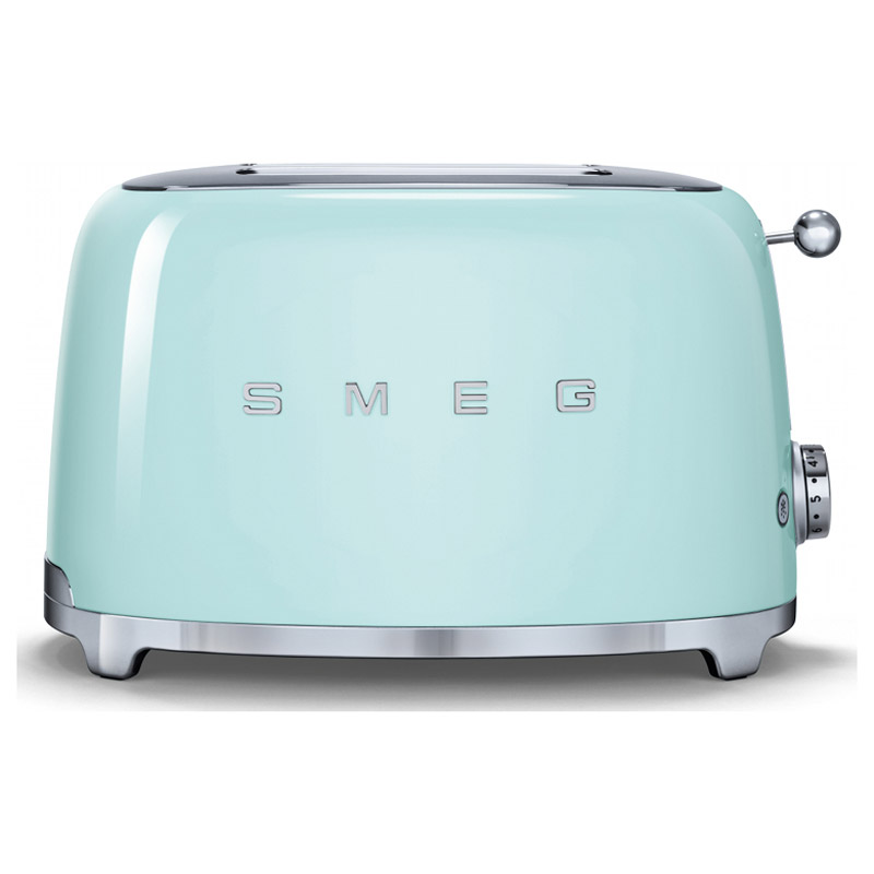 Smeg TSF01PGUK 50 s Retro Style 2 Slice Toaster in Pastel Green