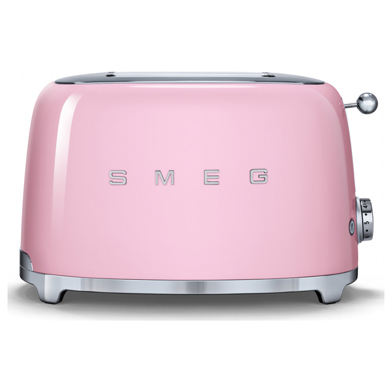 Smeg TSF01PKUK 50 s Retro Style 2 Slice Toaster in Pink