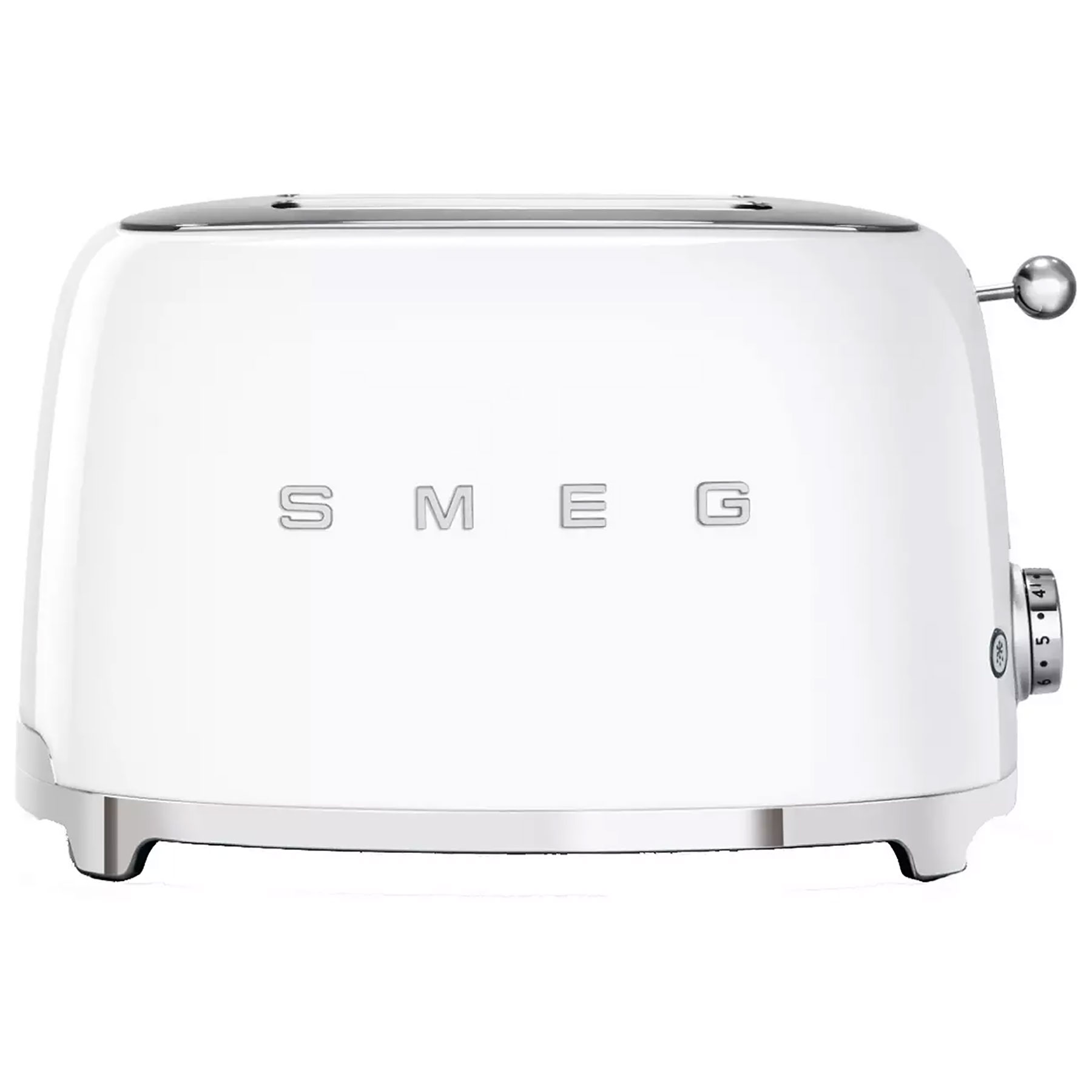 Smeg TSF01WHUK Retro Style 2 Slice Toaster in White