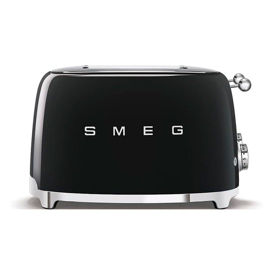 Smeg TSF03BLUK 50 s Retro Style 4 Slice Toaster in Gloss Black, photo 2