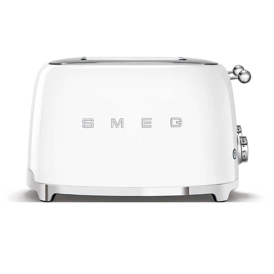 Smeg TSF03WHUK 50 s Retro Style 4 Slice Toaster in White, photo 2