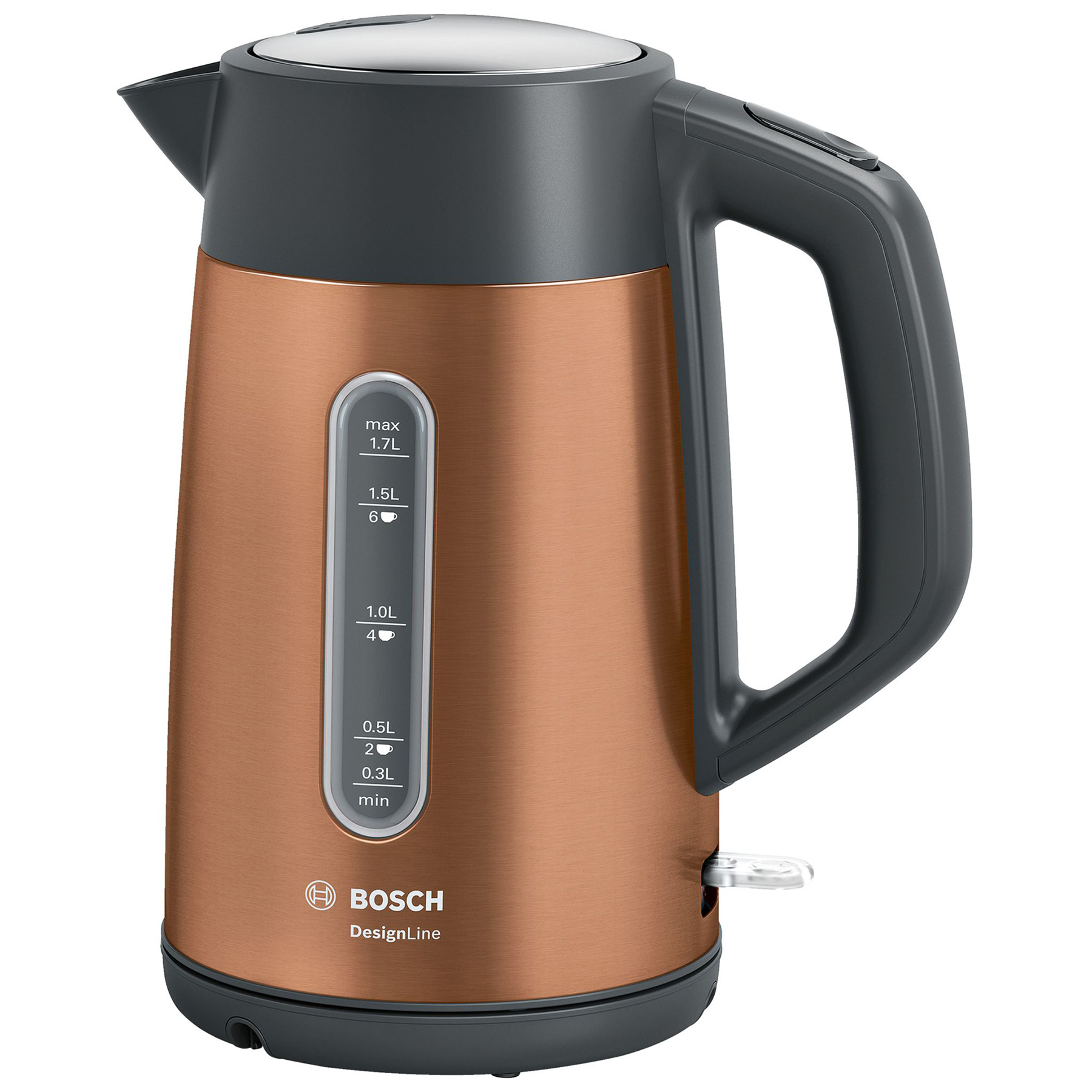 Image of Bosch TWK4P439GB Cordless Traditional Kettle in Copper 1 7L