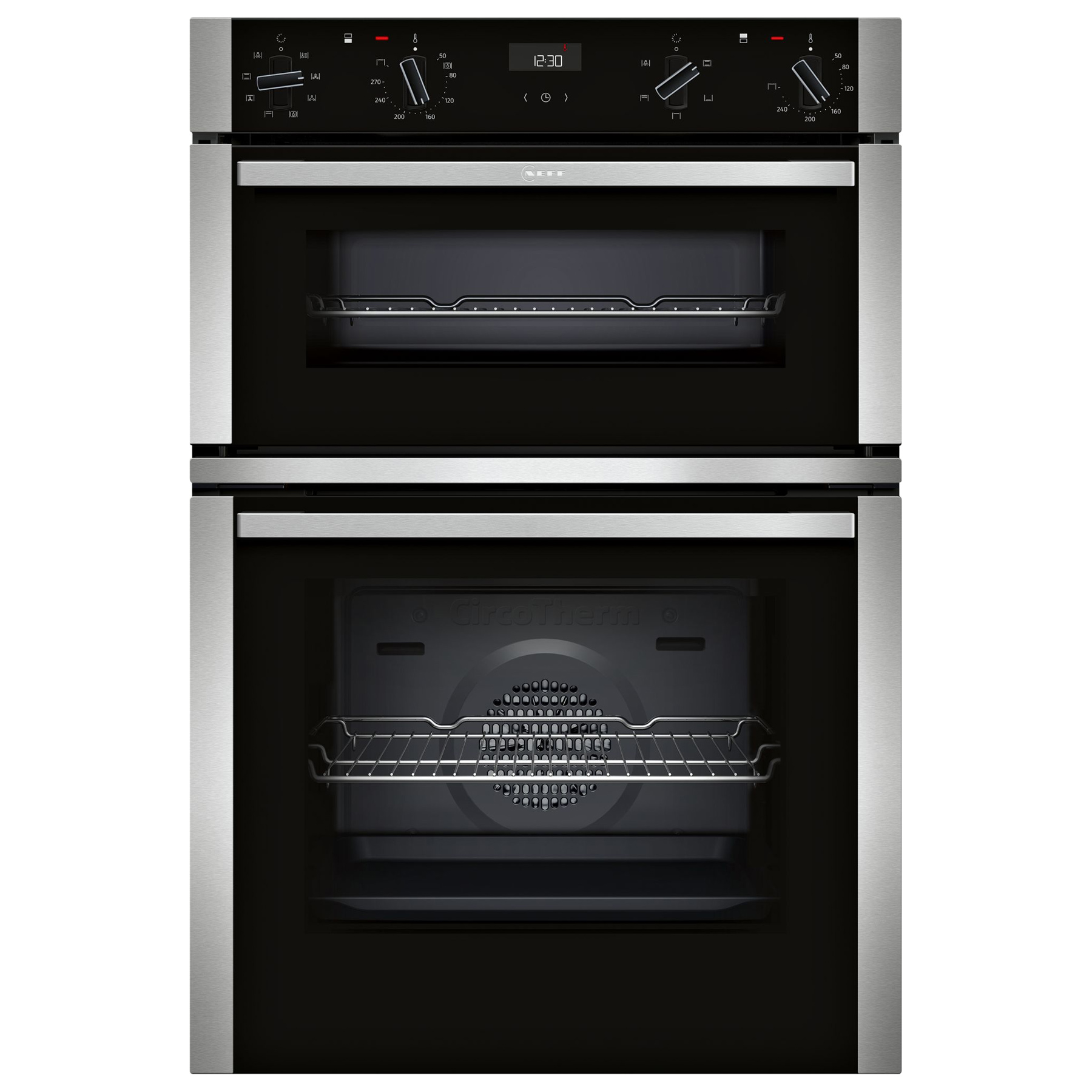 Neff U1ACE2AN3B N50 CircoTherm Built In Double Oven – STAINLESS STEEL
