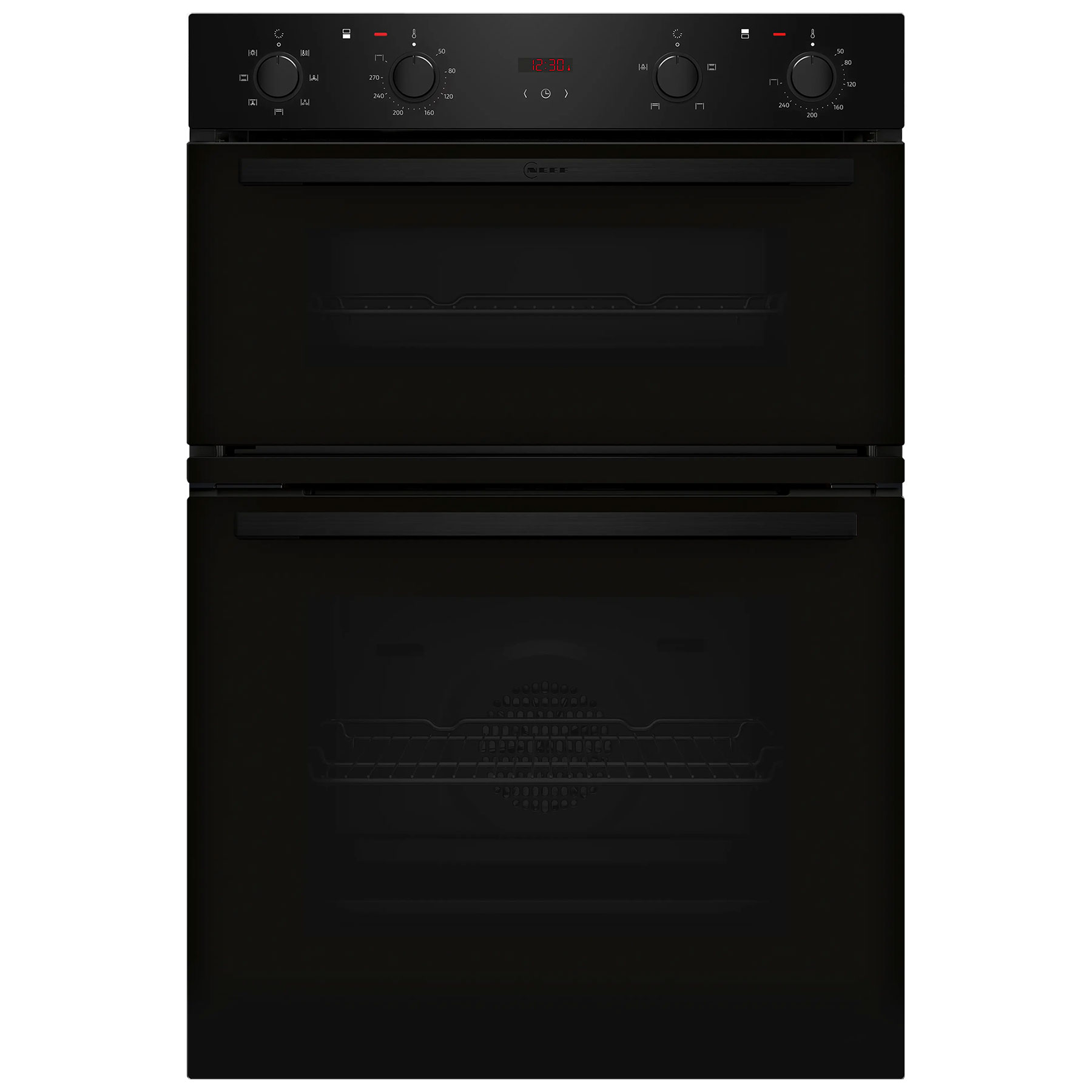 Neff U1DCC0AK3B N30 60cm Built In Electric Double Oven in Black