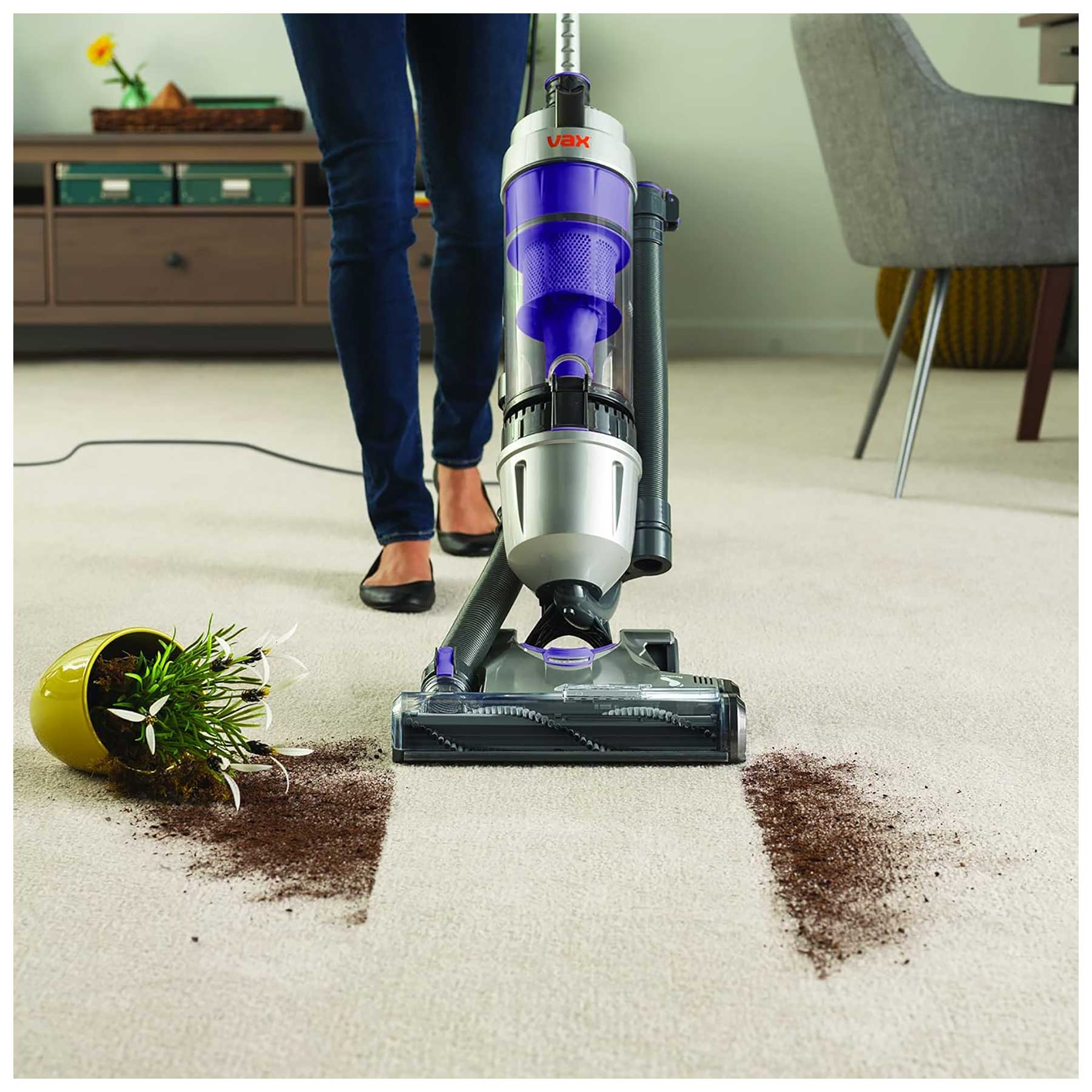 Vax U85ASPME Air Stretch Pet Max Vacuum Cleaner Silver Purple, photo 3
