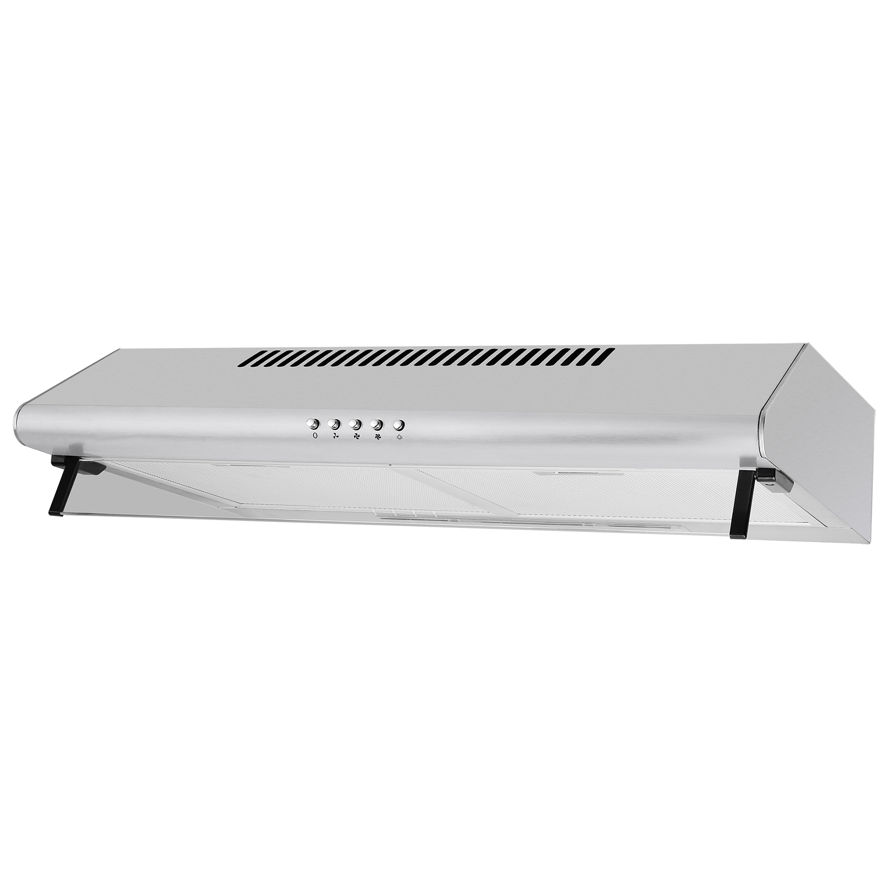 Image of Culina UBSDVH60SS 60cm Visor Extractor Hood in St Steel 3 Speed Fan