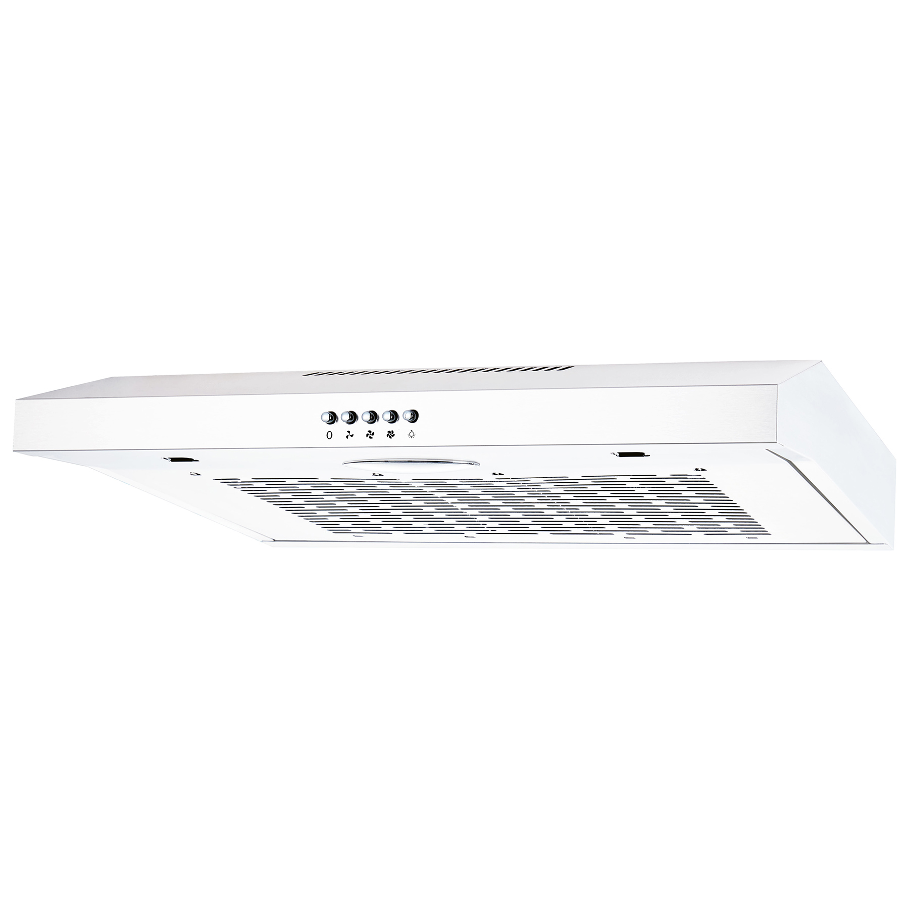 Image of Culina UBSVH60W 60cm Visor Extractor Hood in White 3 Speed Fan