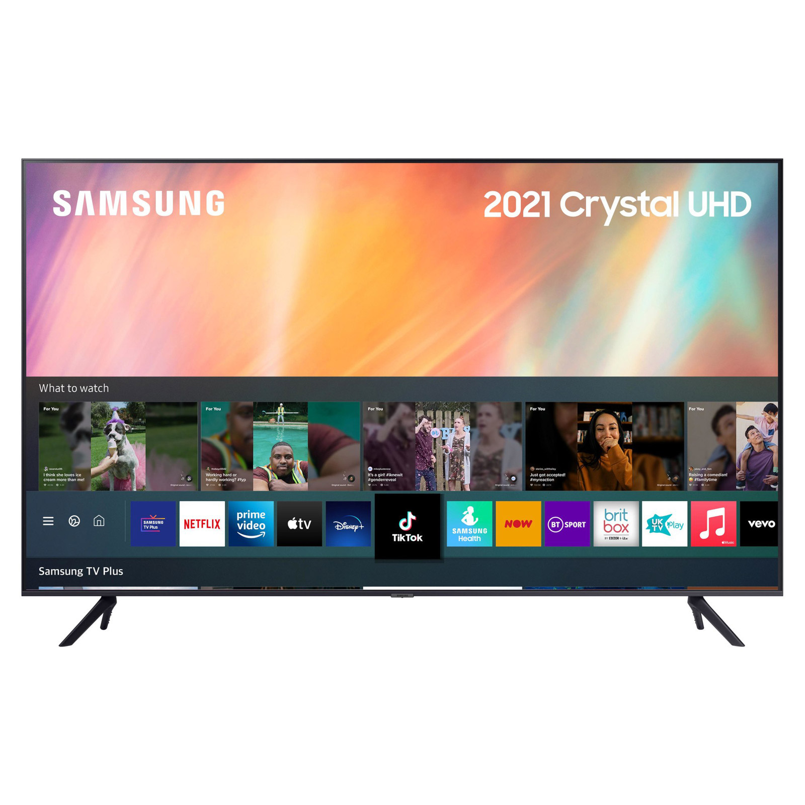 Samsung UE75AU7100 75 4K HDR UHD Smart LED TV HDR10 Q Symphony Lite