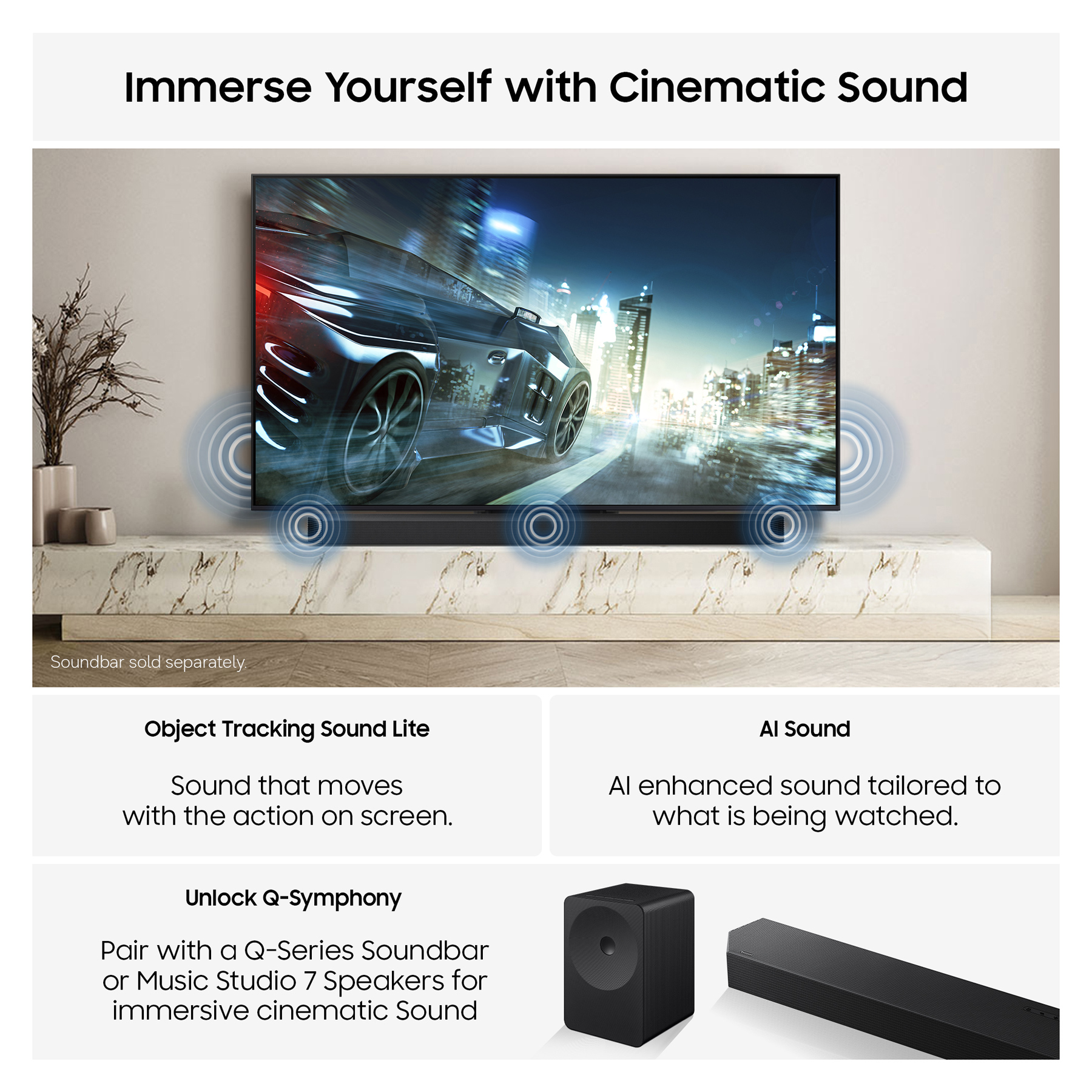 Samsung UE98U9000H 98 4K Ultra HD HDR Vision AI Smart LED TV HDR10 Q S, photo 5