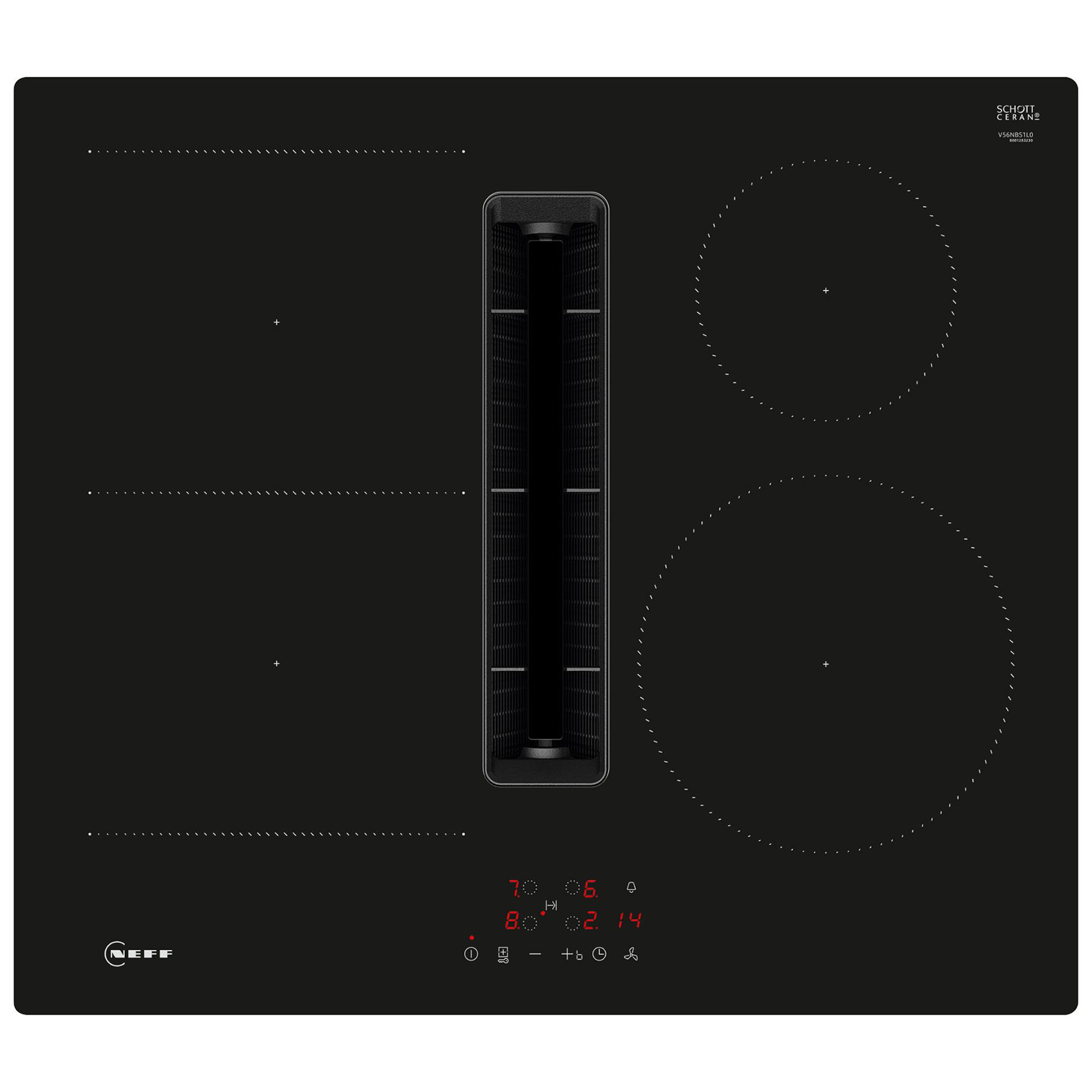 Neff V56NBS1L0 60cm N50 Air Venting Induction Hob – BLACK