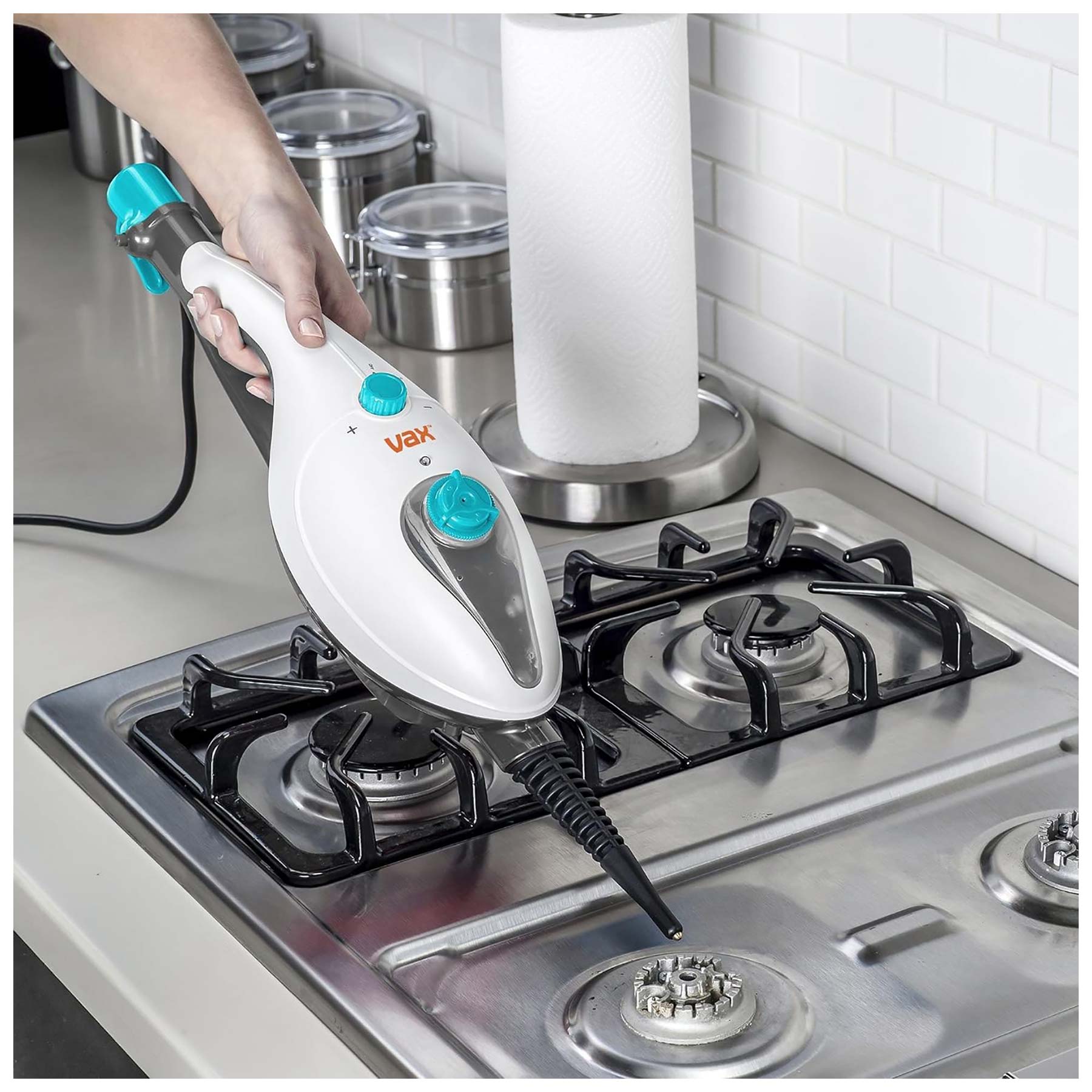 Vax S85 CM Steam Clean Multi in White Blue, photo 4