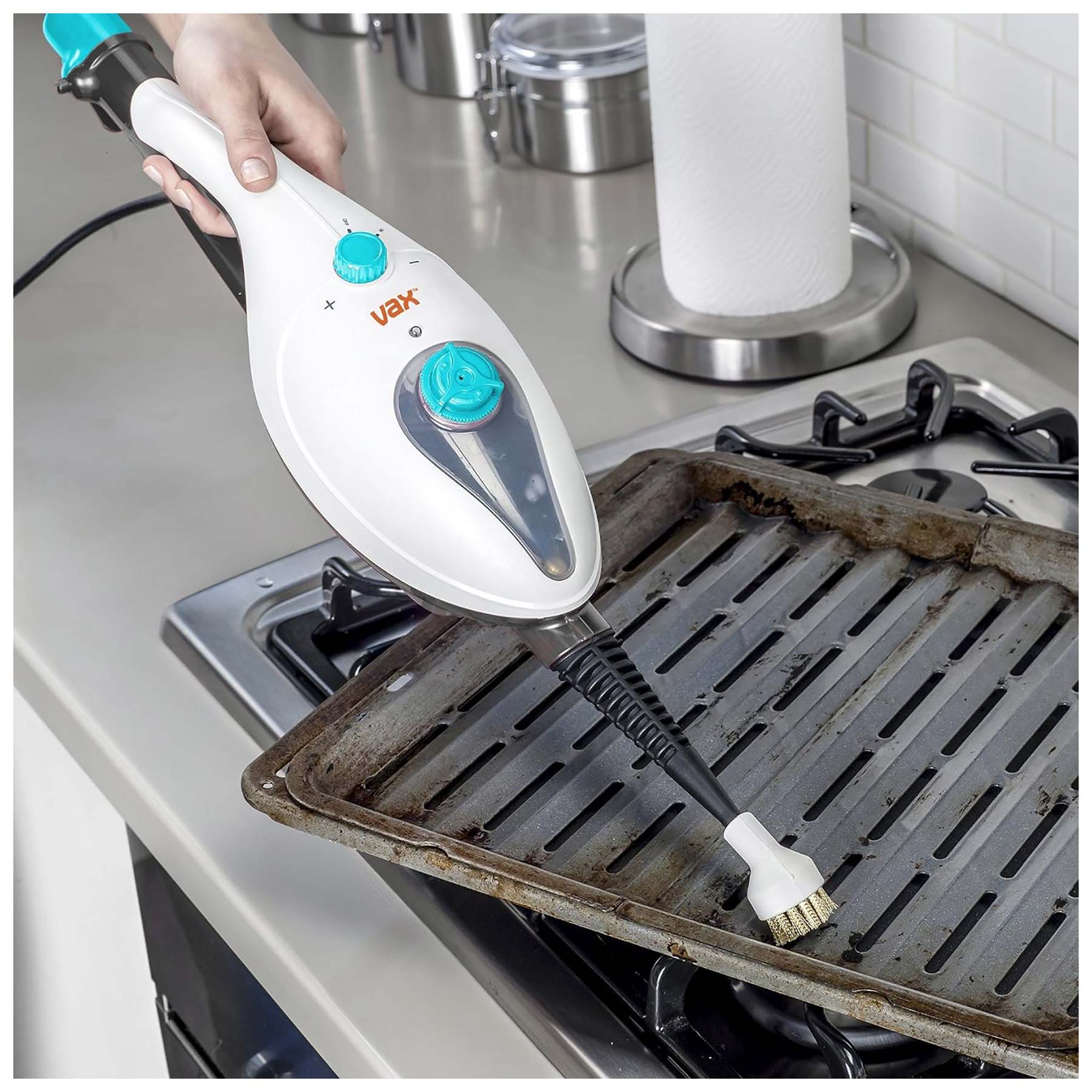 Vax S85 CM Steam Clean Multi in White Blue, photo 5
