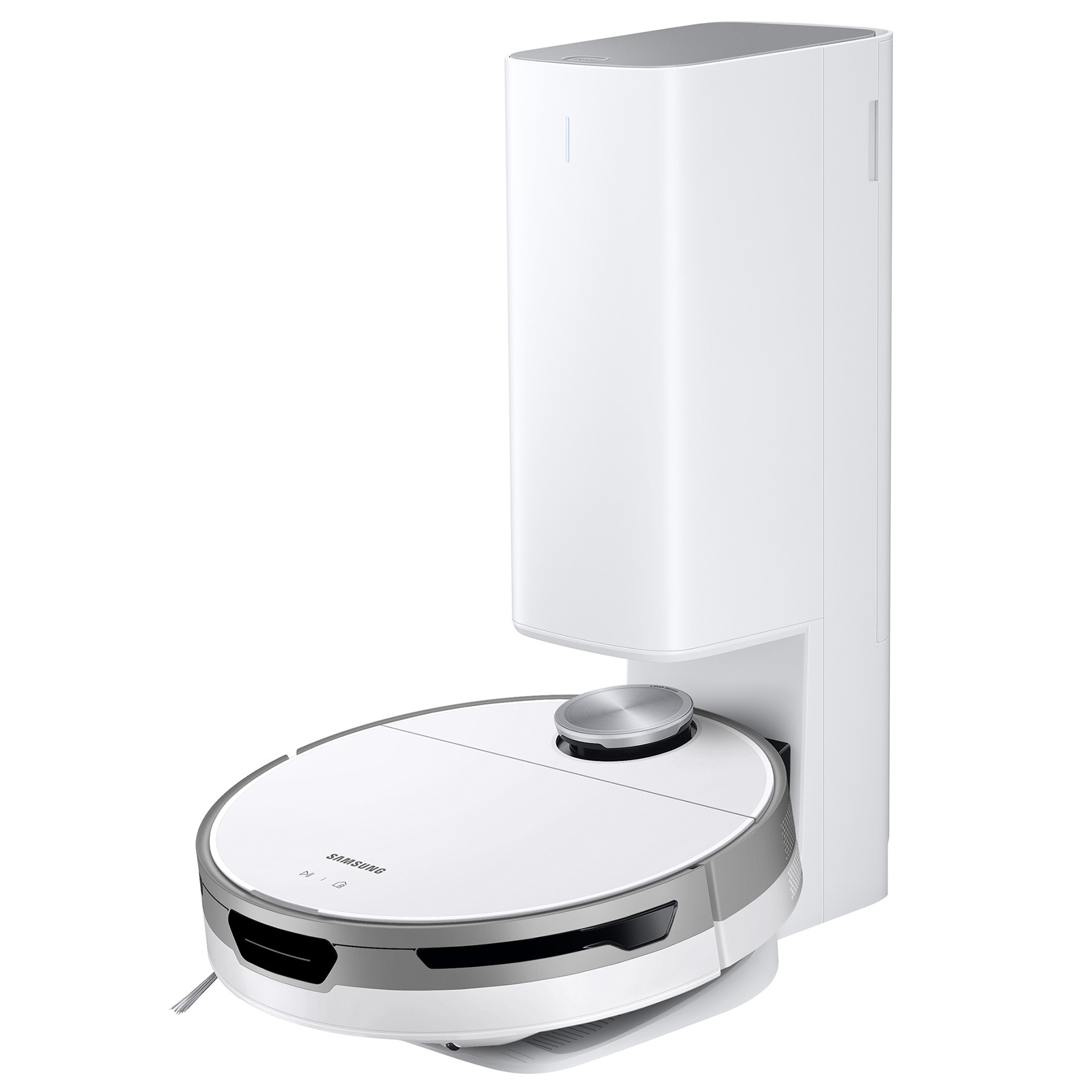 Image of Samsung VR30T85513W Jet Bot Cleaning Robot in White with Clean Station
