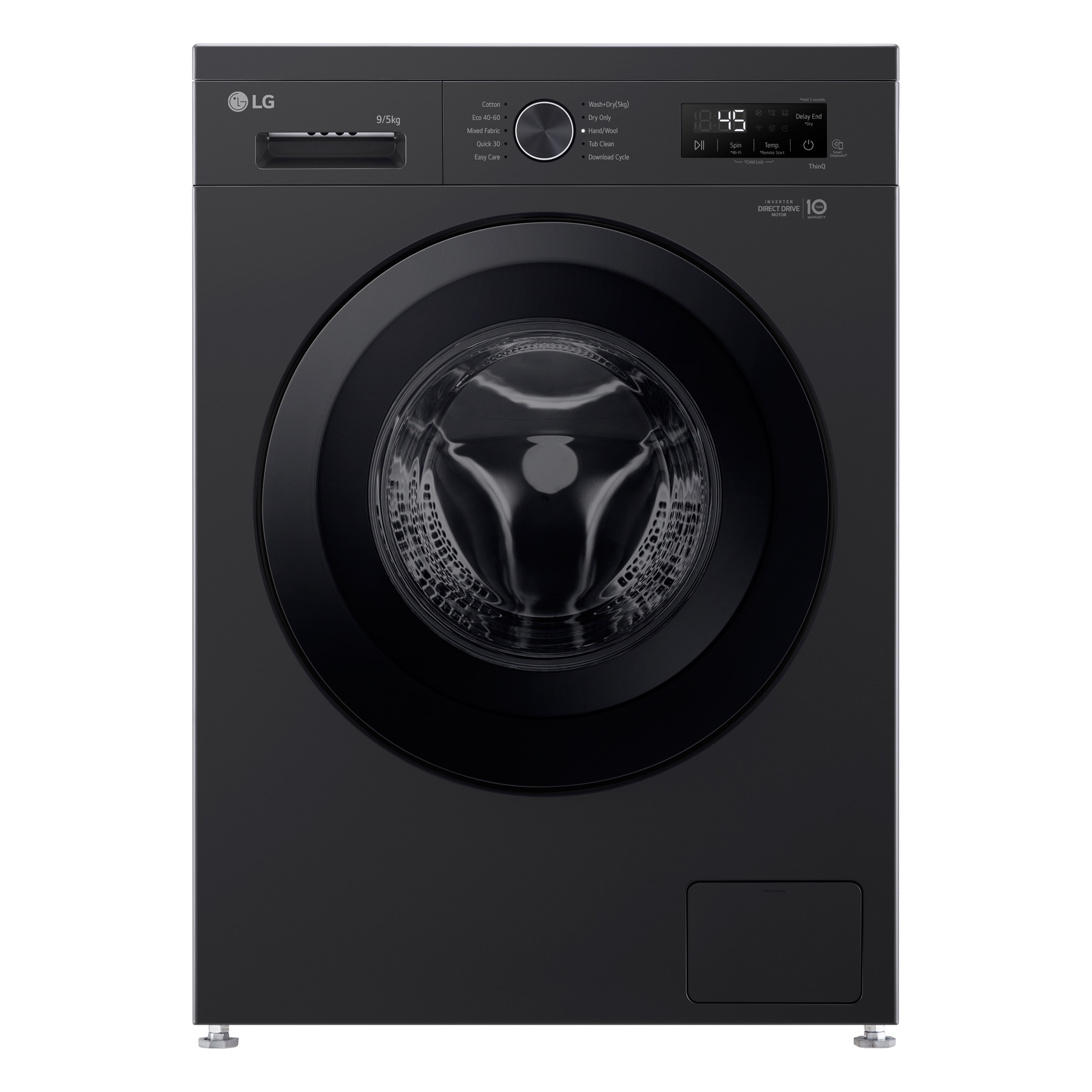 LG W4X1095NNK Washer Dryer in Matte Black 1400 Spin 9kg 5kg E Rated Th
