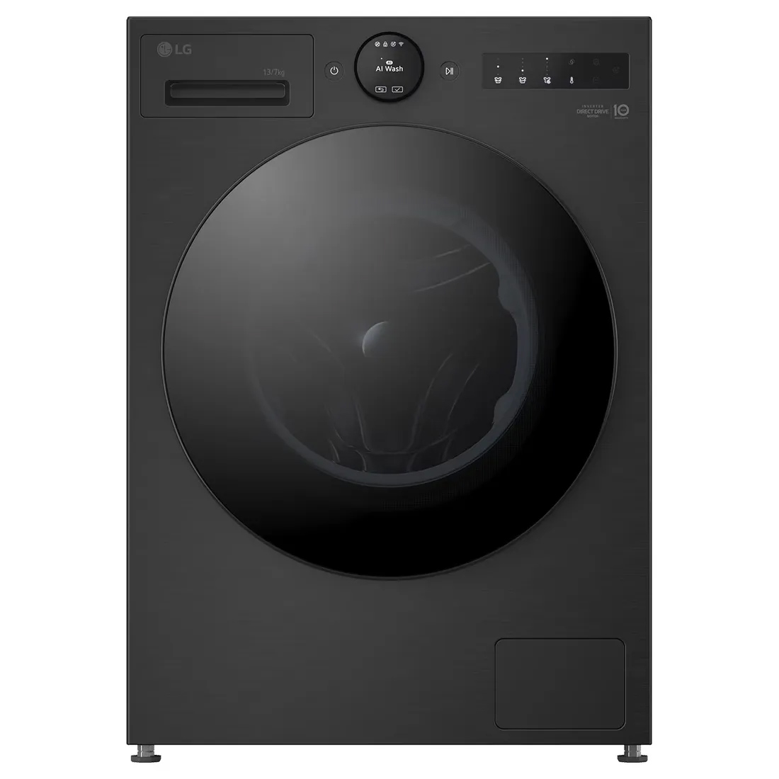 LG W4X7537TBB Washer Dryer in Matte Black 1400 Spin 13kg 7kg D Rated w